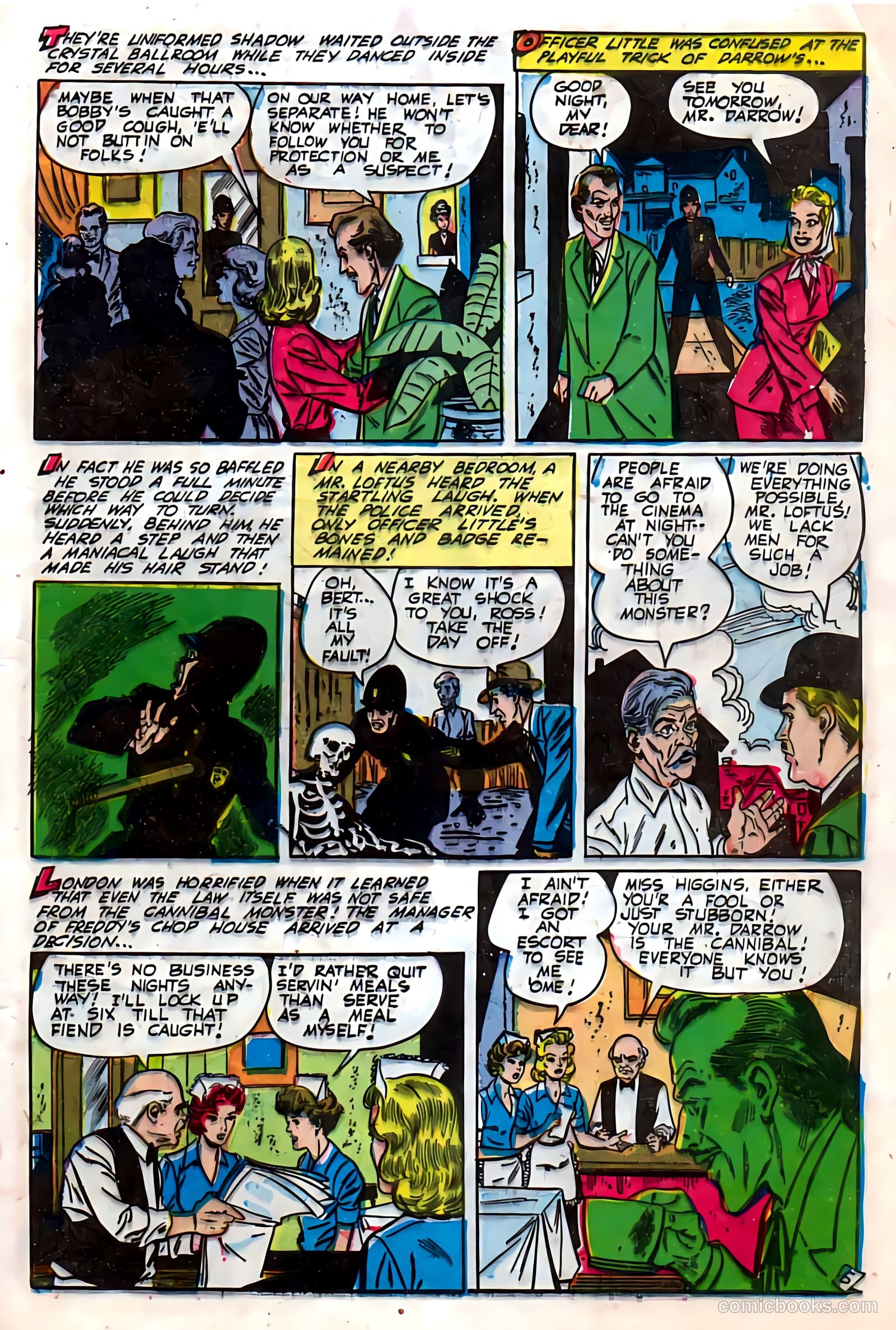 Out of the Shadows #13 (1954, Visual Editions, Inc.) — page 21 of 36