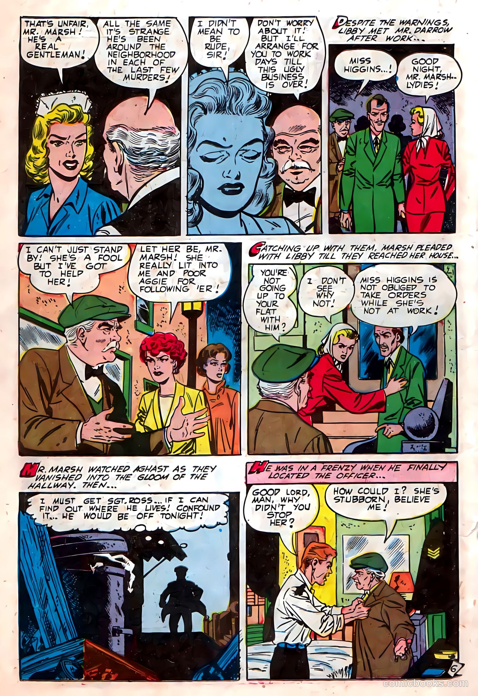 Out of the Shadows #13 (1954, Visual Editions, Inc.) — page 22 of 36