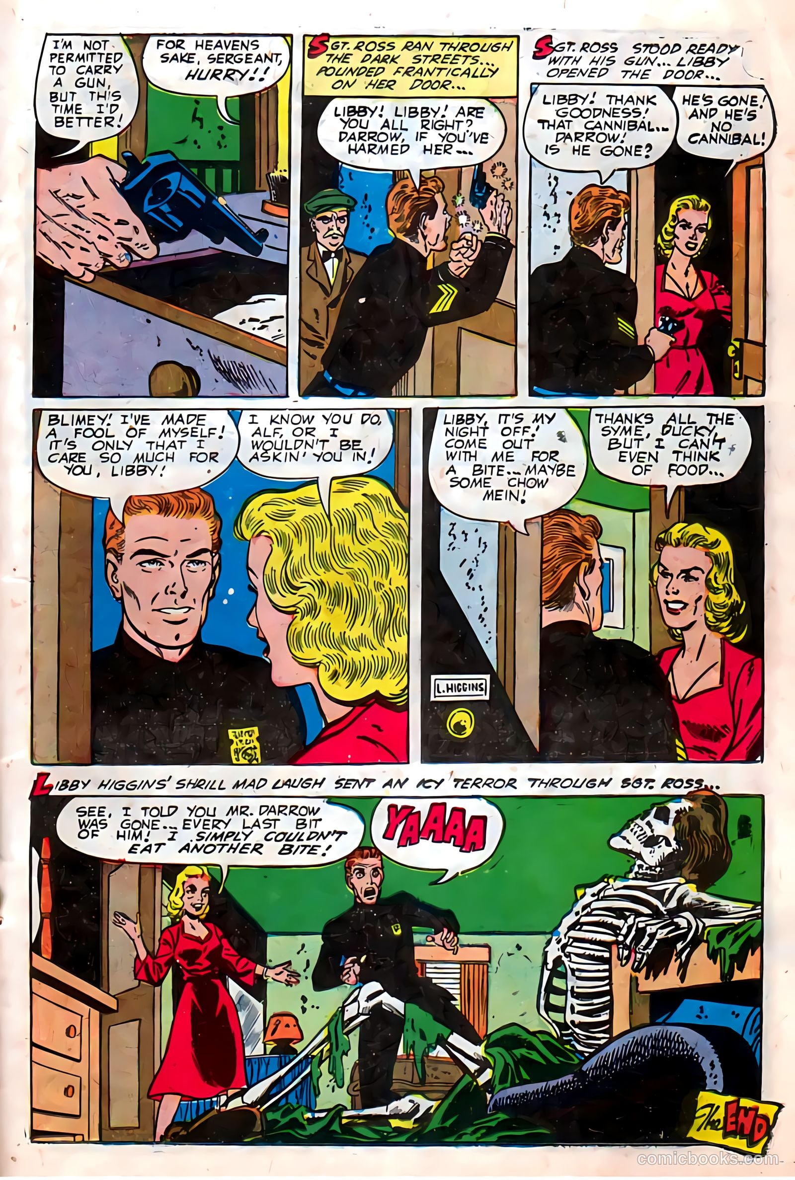 Out of the Shadows #13 (1954, Visual Editions, Inc.) — page 23 of 36