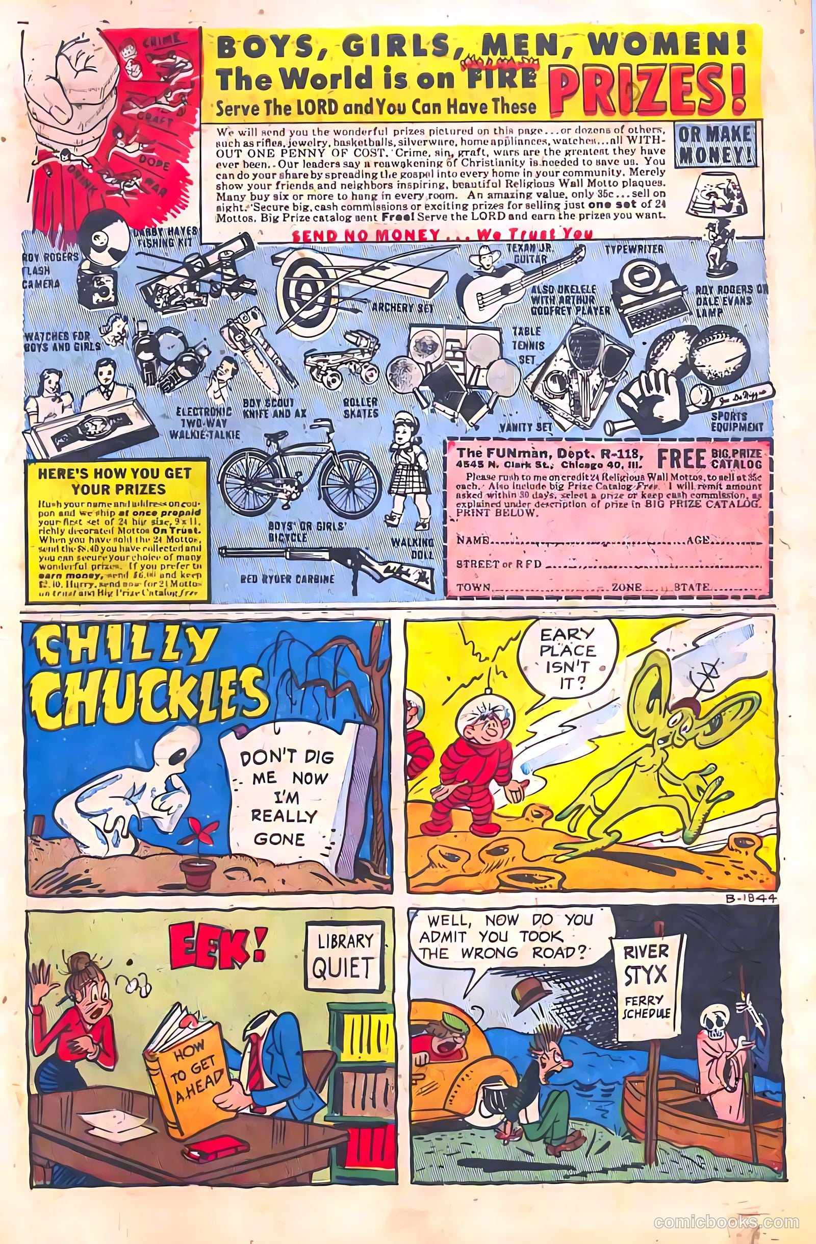 Out of the Shadows #13 (1954, Visual Editions, Inc.) — page 27 of 36