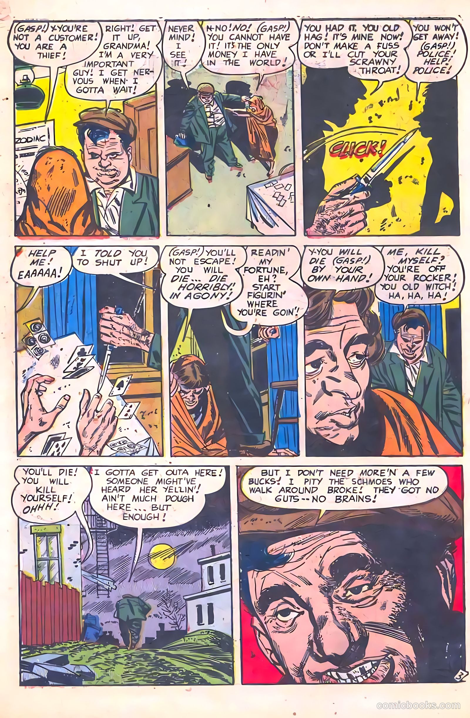 Out of the Shadows #13 (1954, Visual Editions, Inc.) — page 30 of 36