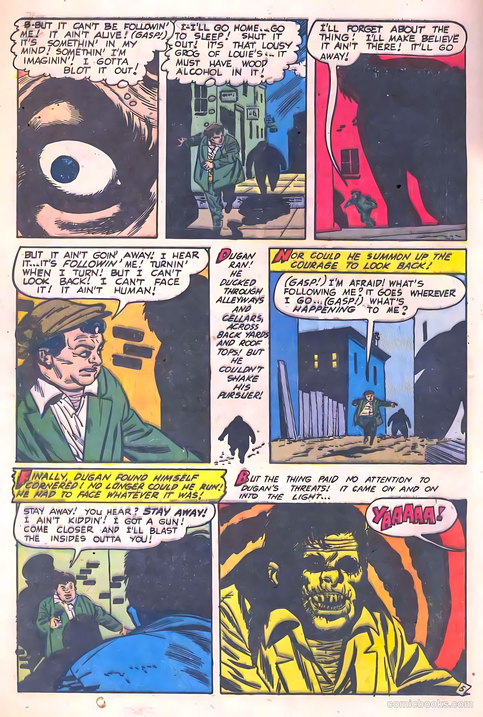 Out of the Shadows #13 (1954, Visual Editions, Inc.) — page 32 of 36