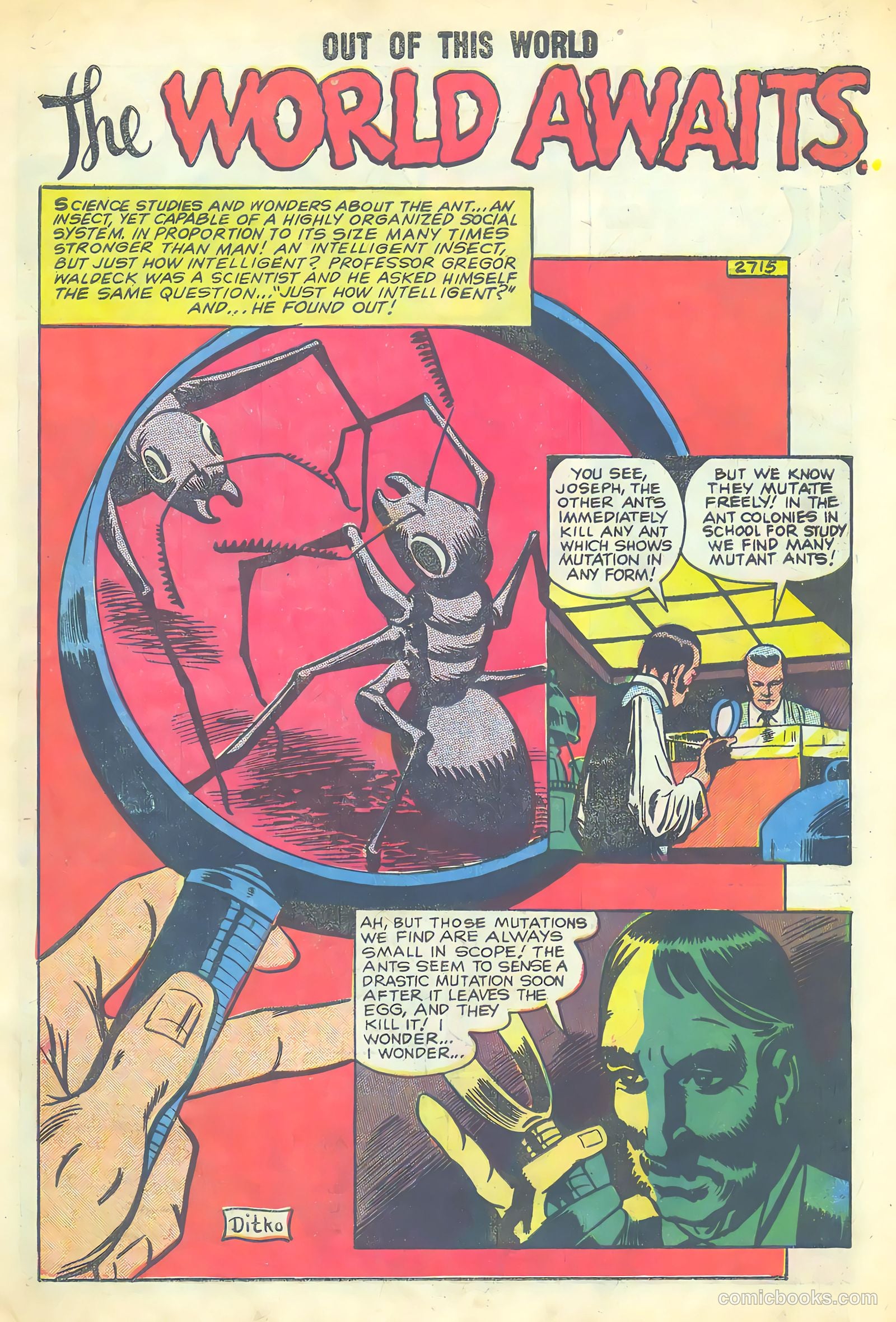 Out of This World #12 (1962) — page 3 of 36