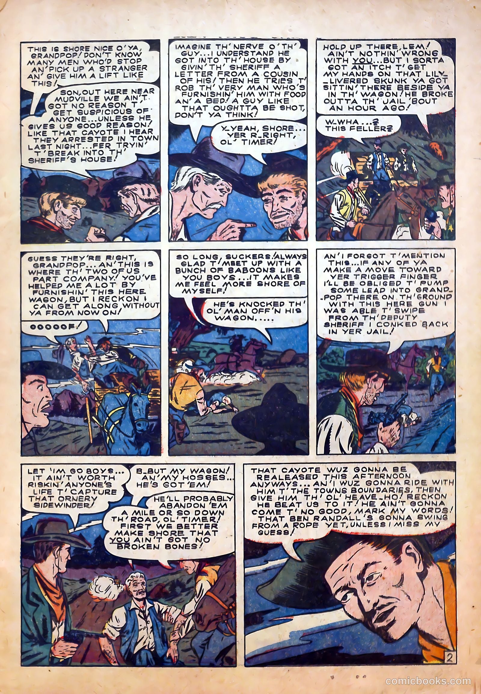 Outlaws #10 (1952) — page 3 of 36
