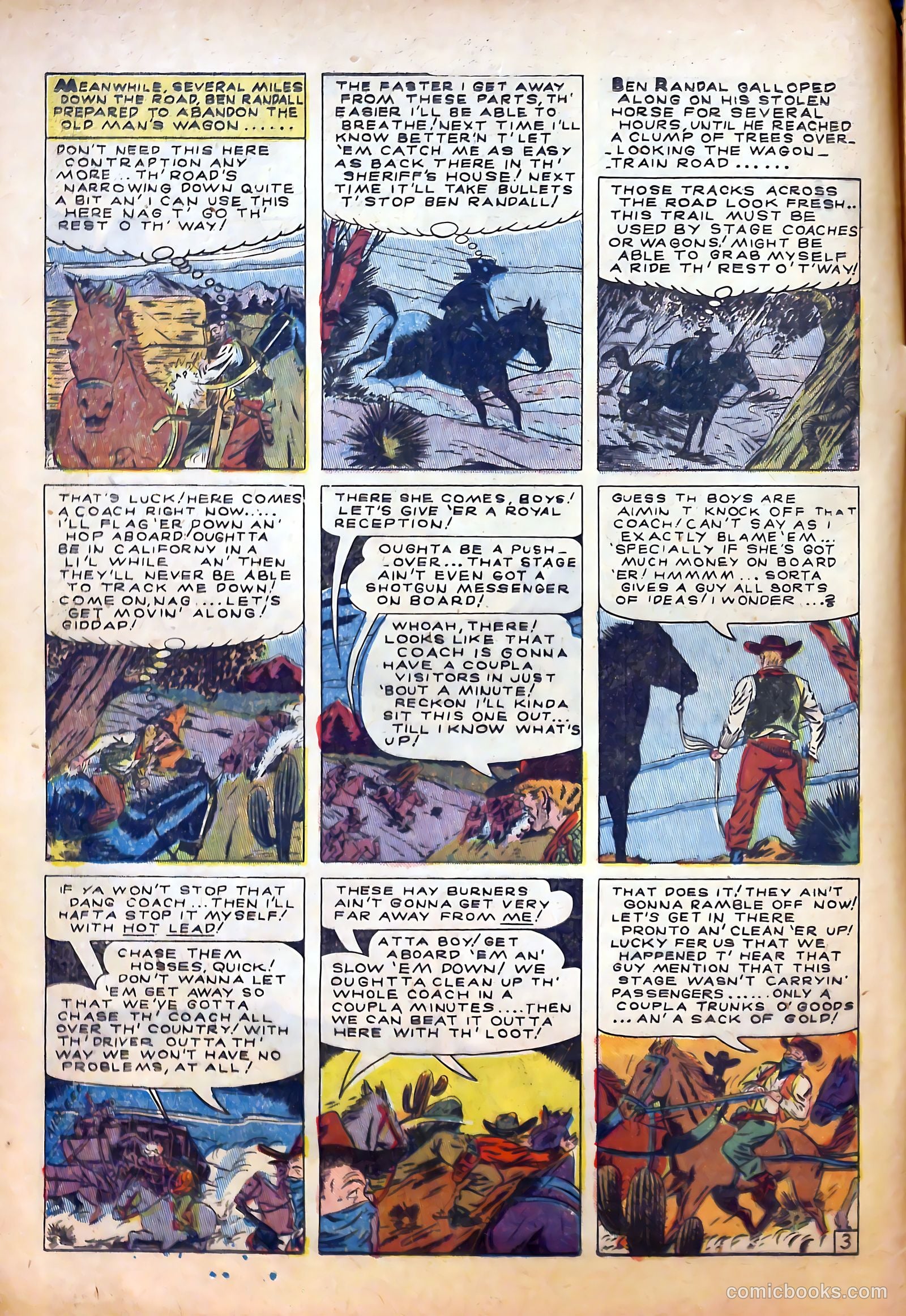 Outlaws #10 (1952) — page 4 of 36