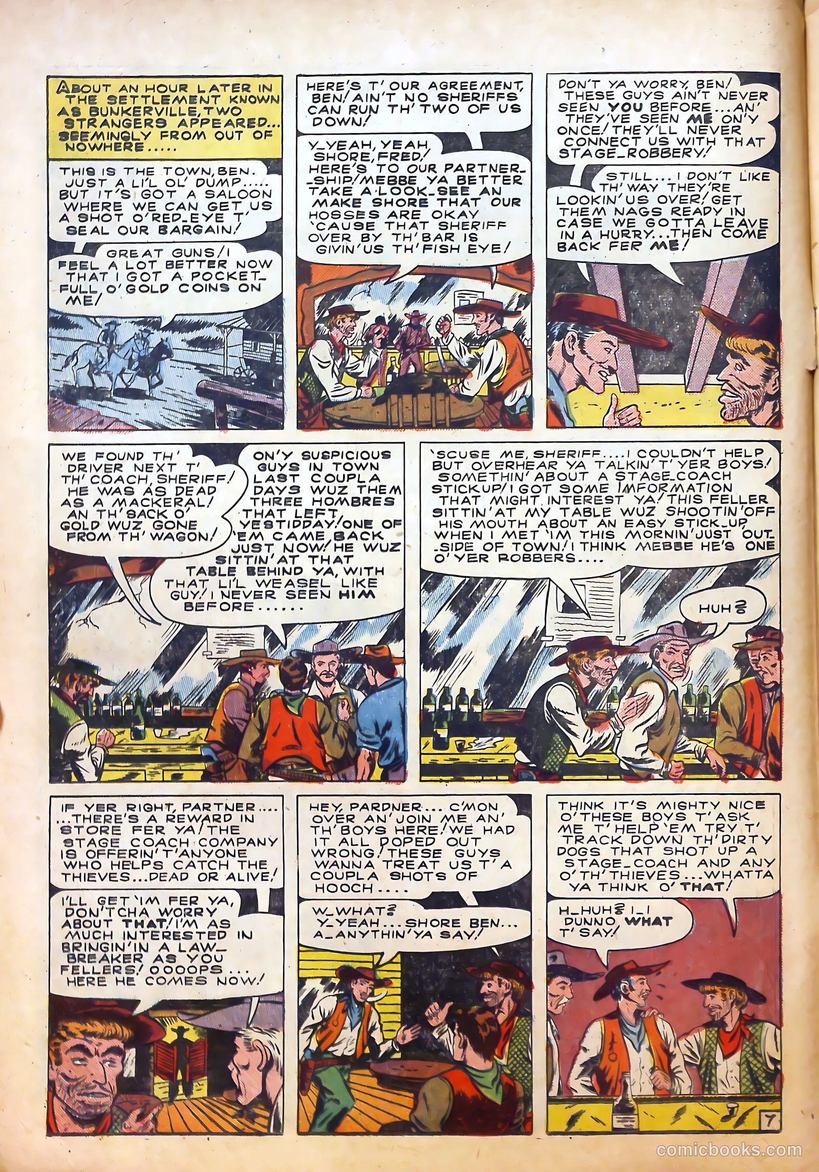 Outlaws #10 (1952) — page 8 of 36