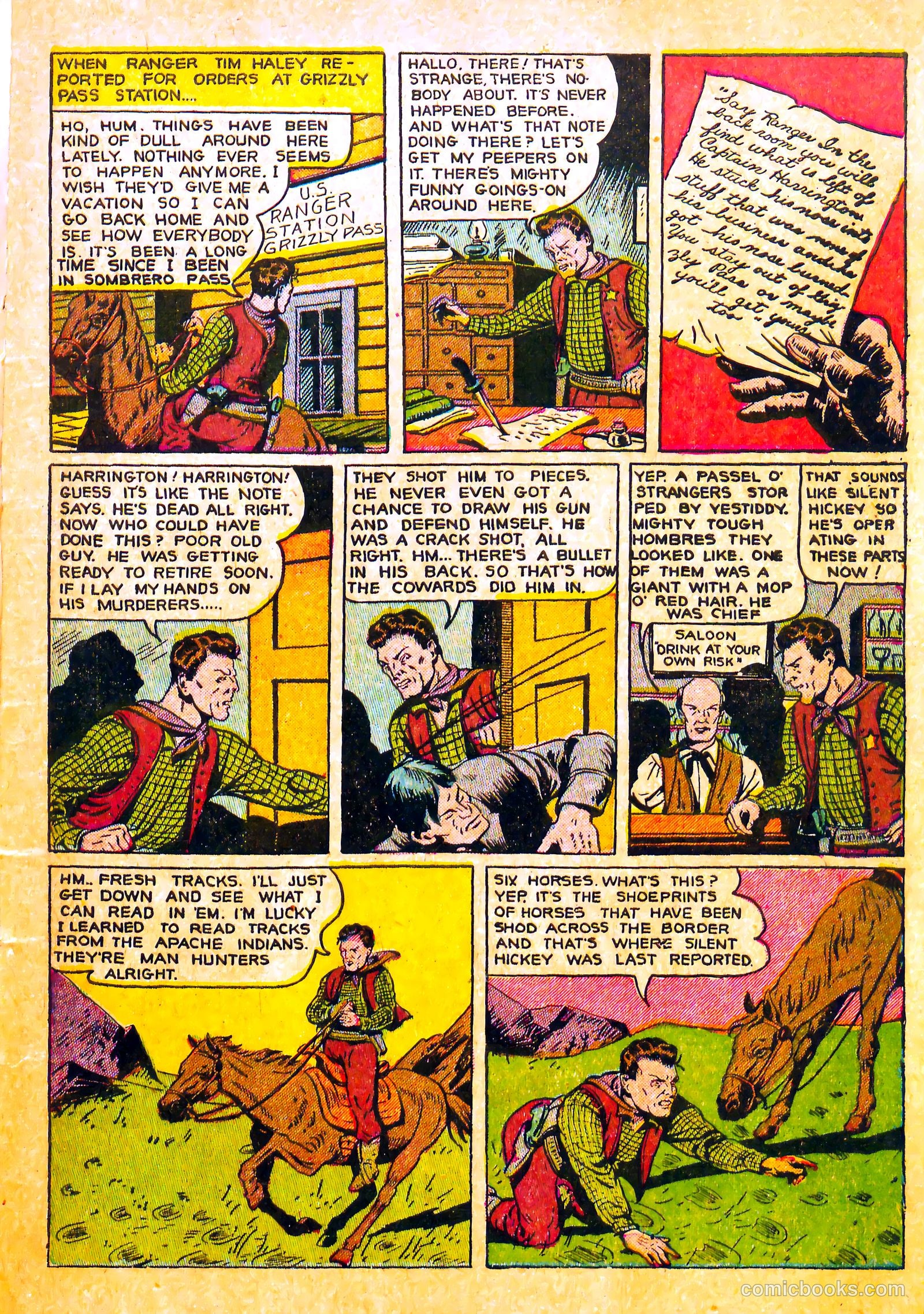 Outlaws #11 (1953) — page 3 of 36