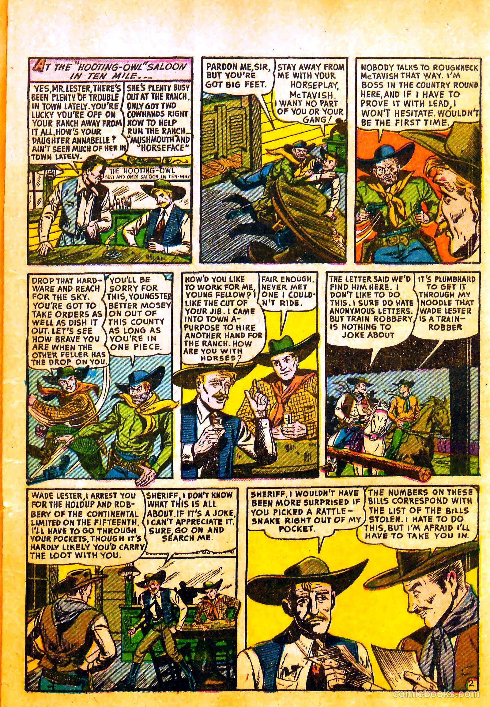 Outlaws #11 (1953) — page 13 of 36