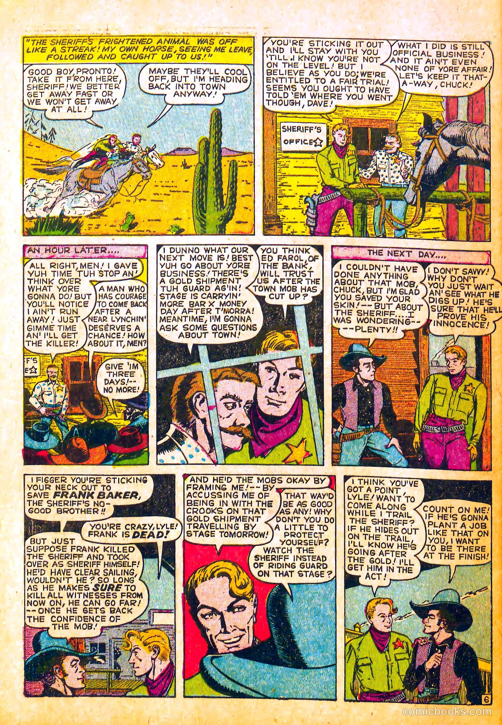 Outlaws #11 (1953) — page 30 of 36