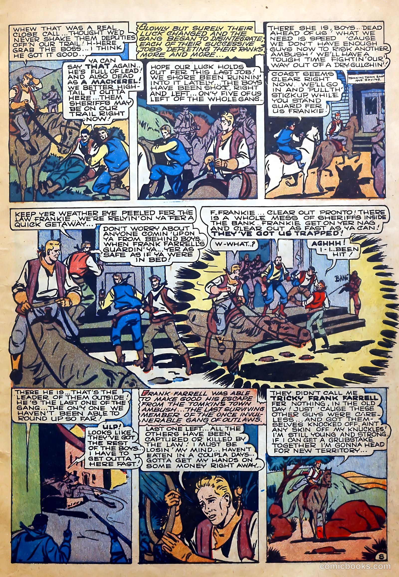 Outlaws #13 (1953) — page 9 of 36