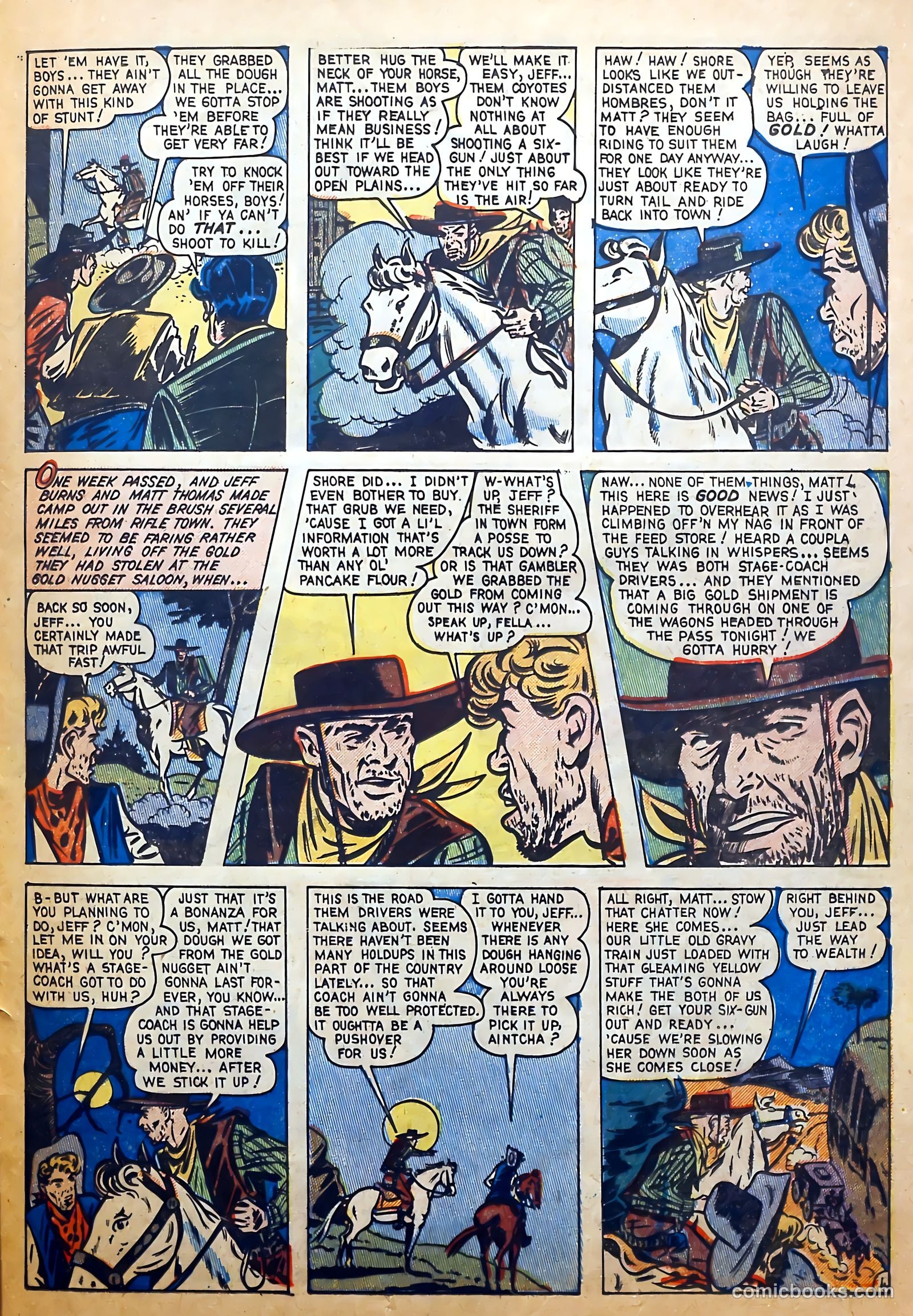 Outlaws #13 (1953) — page 25 of 36