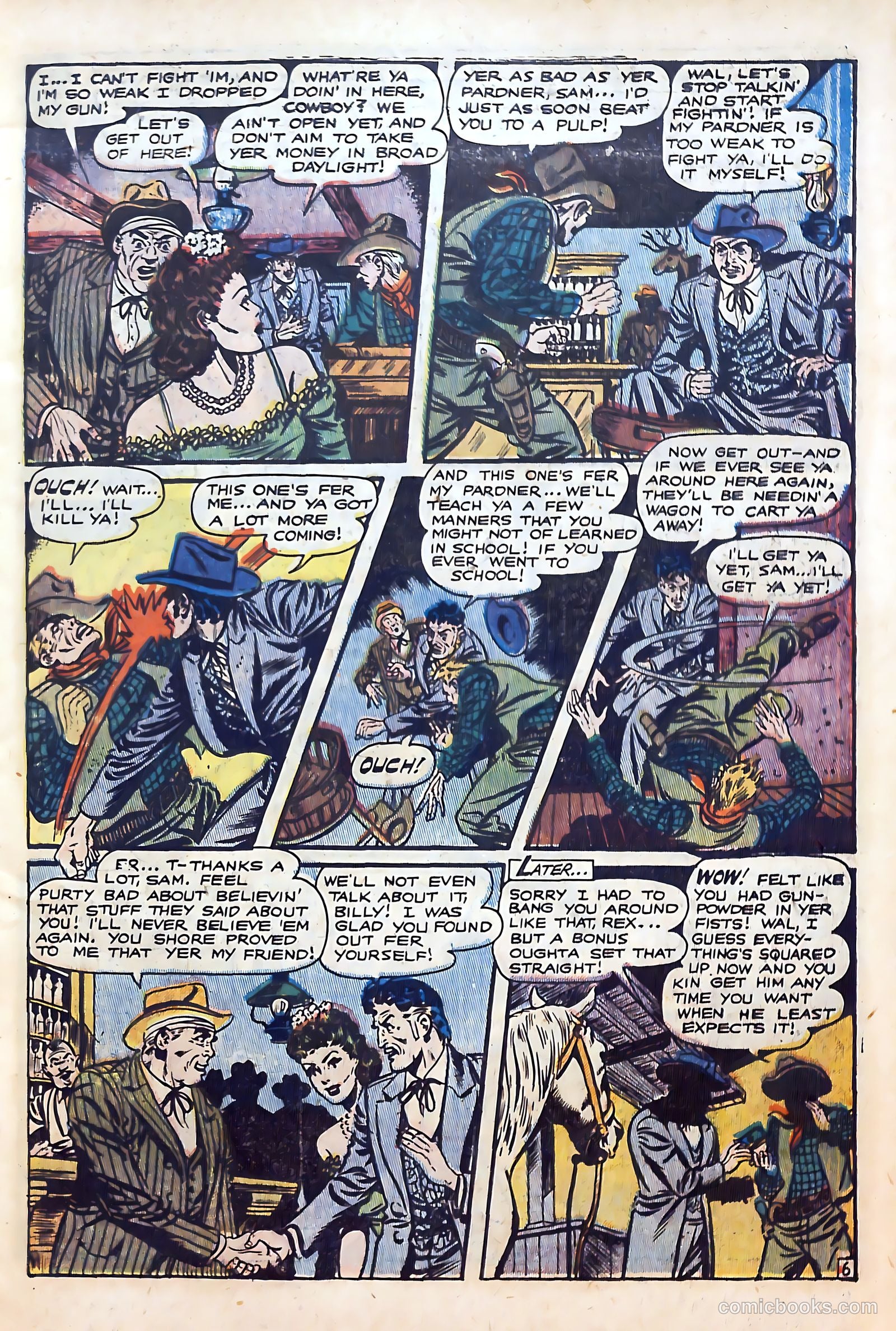 Outlaws #14 (1954) — page 7 of 36