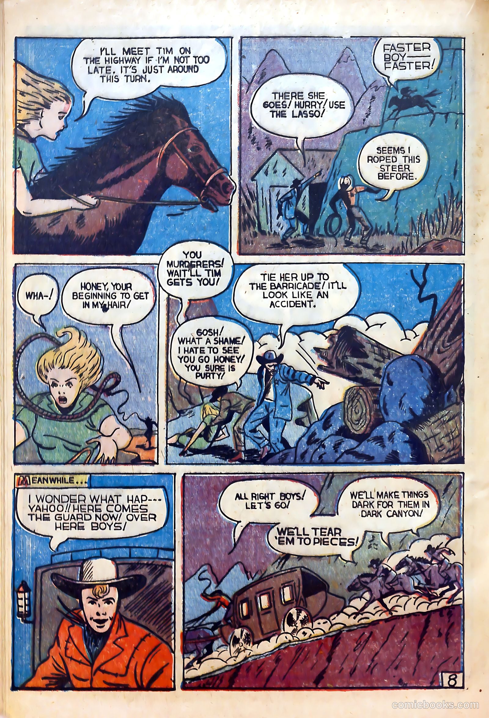 Outlaws #14 (1954) — page 20 of 36