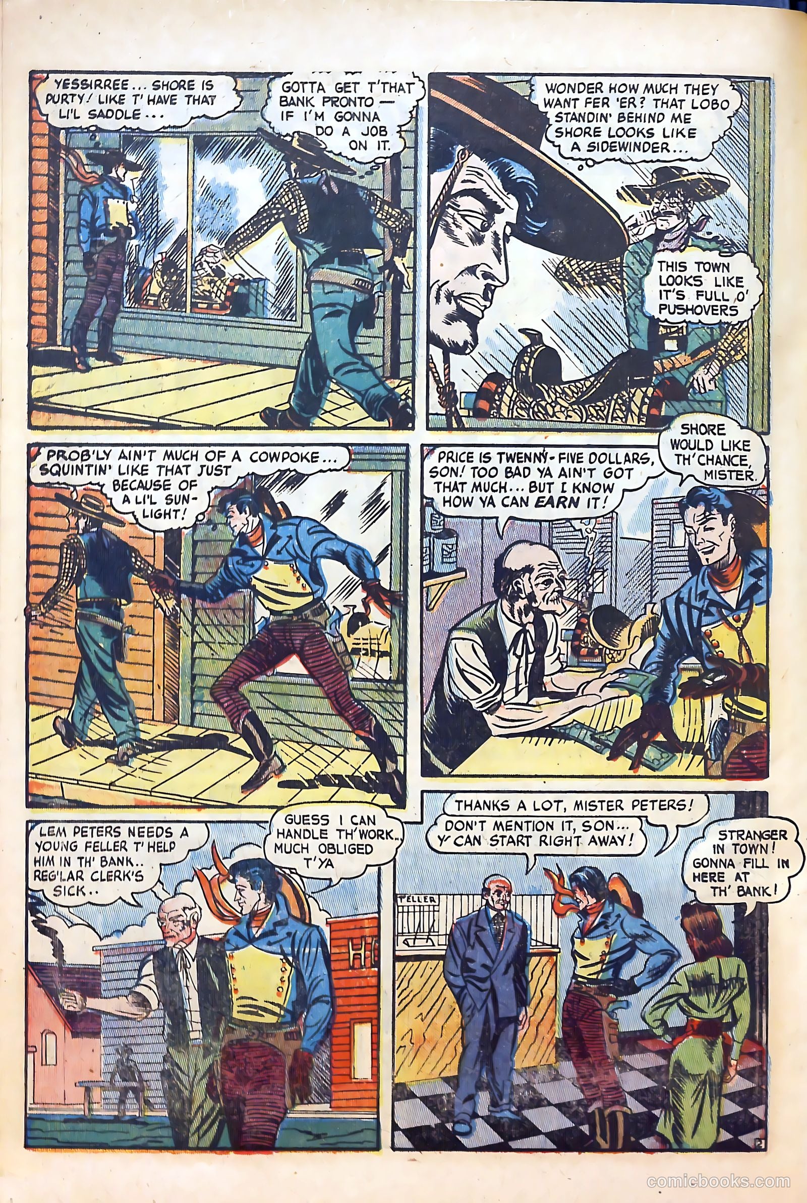 Outlaws #14 (1954) — page 26 of 36