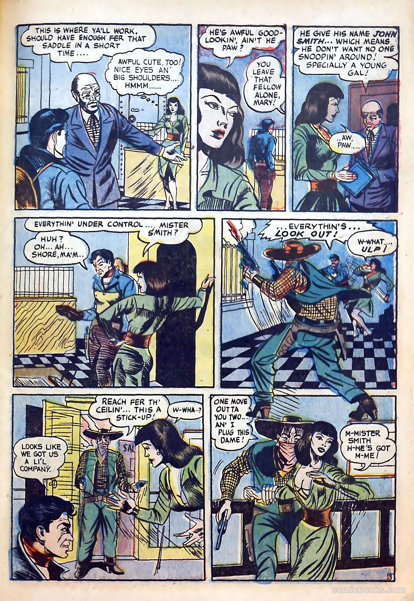 Outlaws #14 (1954) — page 27 of 36
