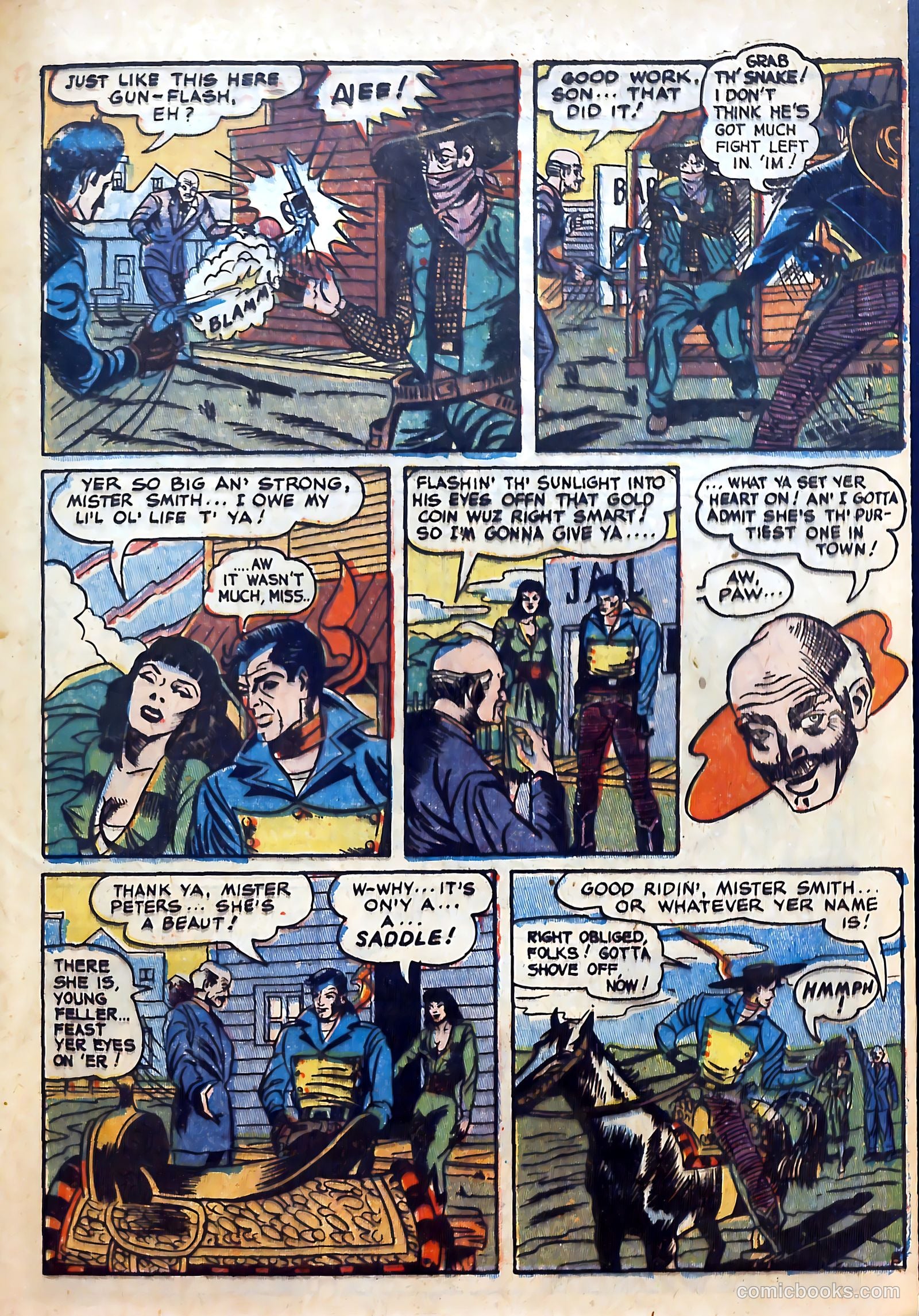 Outlaws #14 (1954) — page 29 of 36