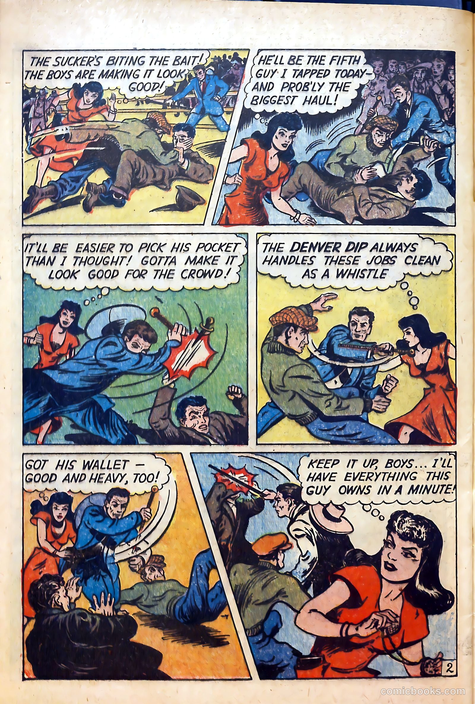 Outlaws #14 (1954) — page 32 of 36
