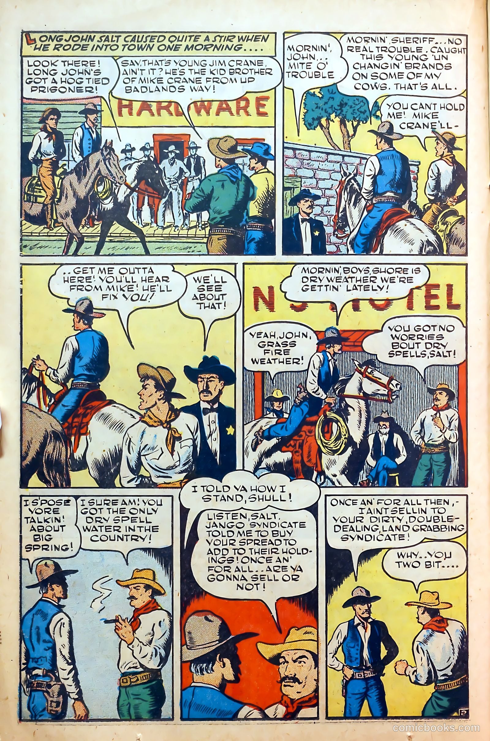 Outlaws #3 (1951) — page 22 of 52