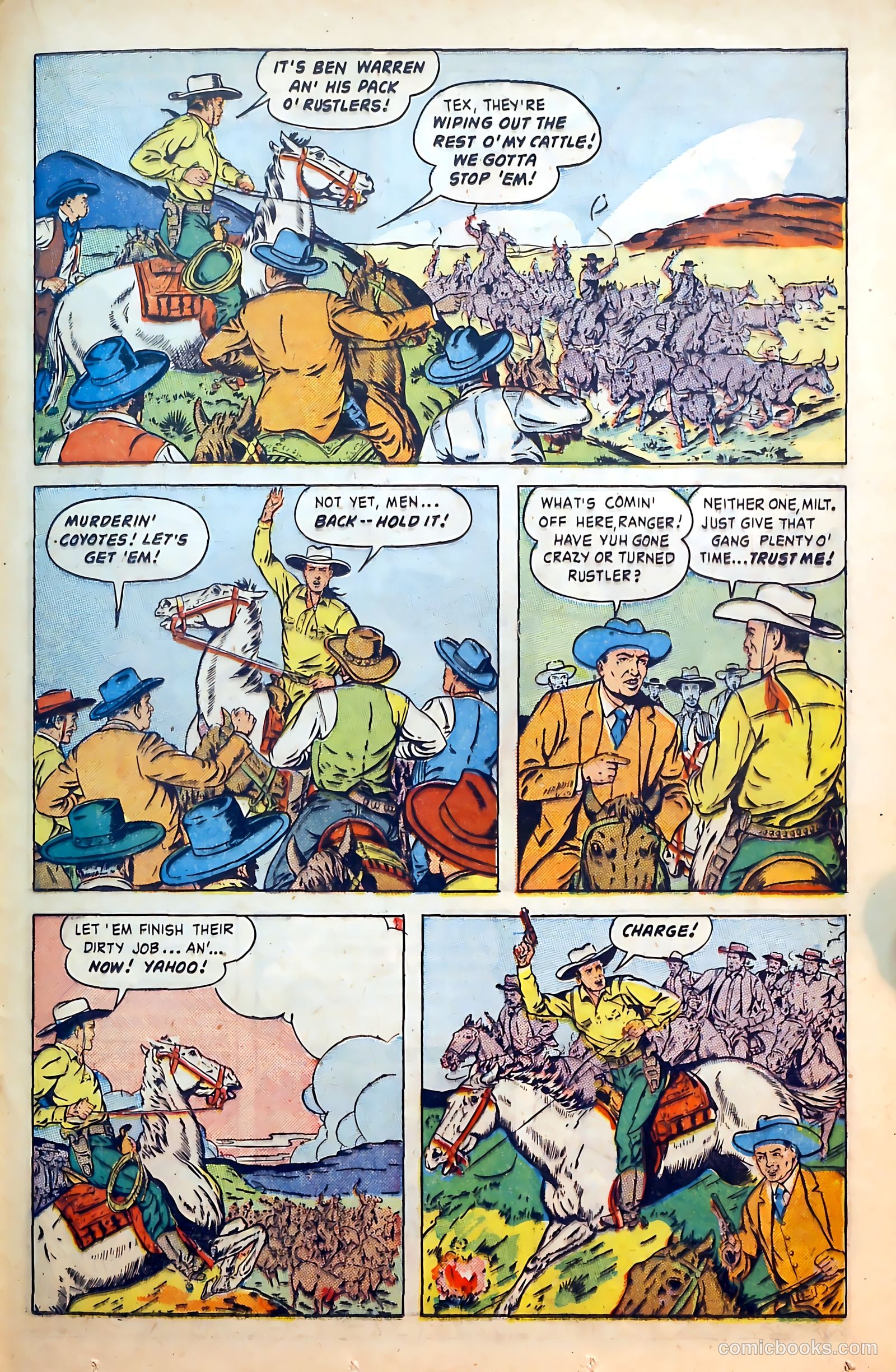 Outlaws #3 (1951) — page 35 of 52