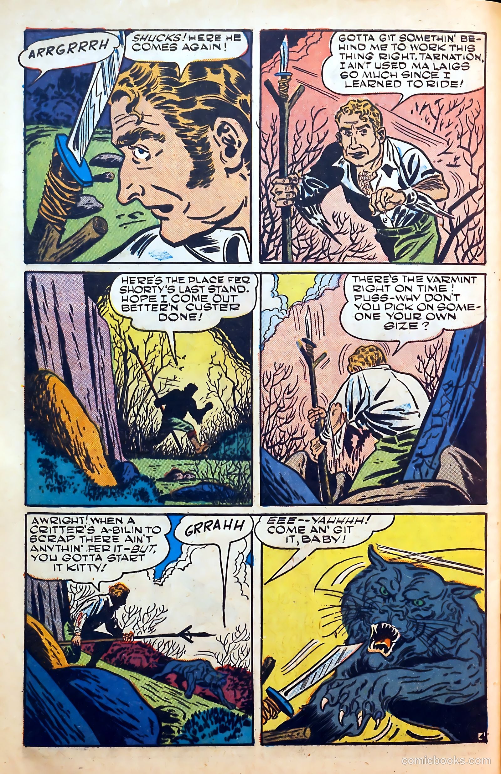 Outlaws #3 (1951) — page 40 of 52