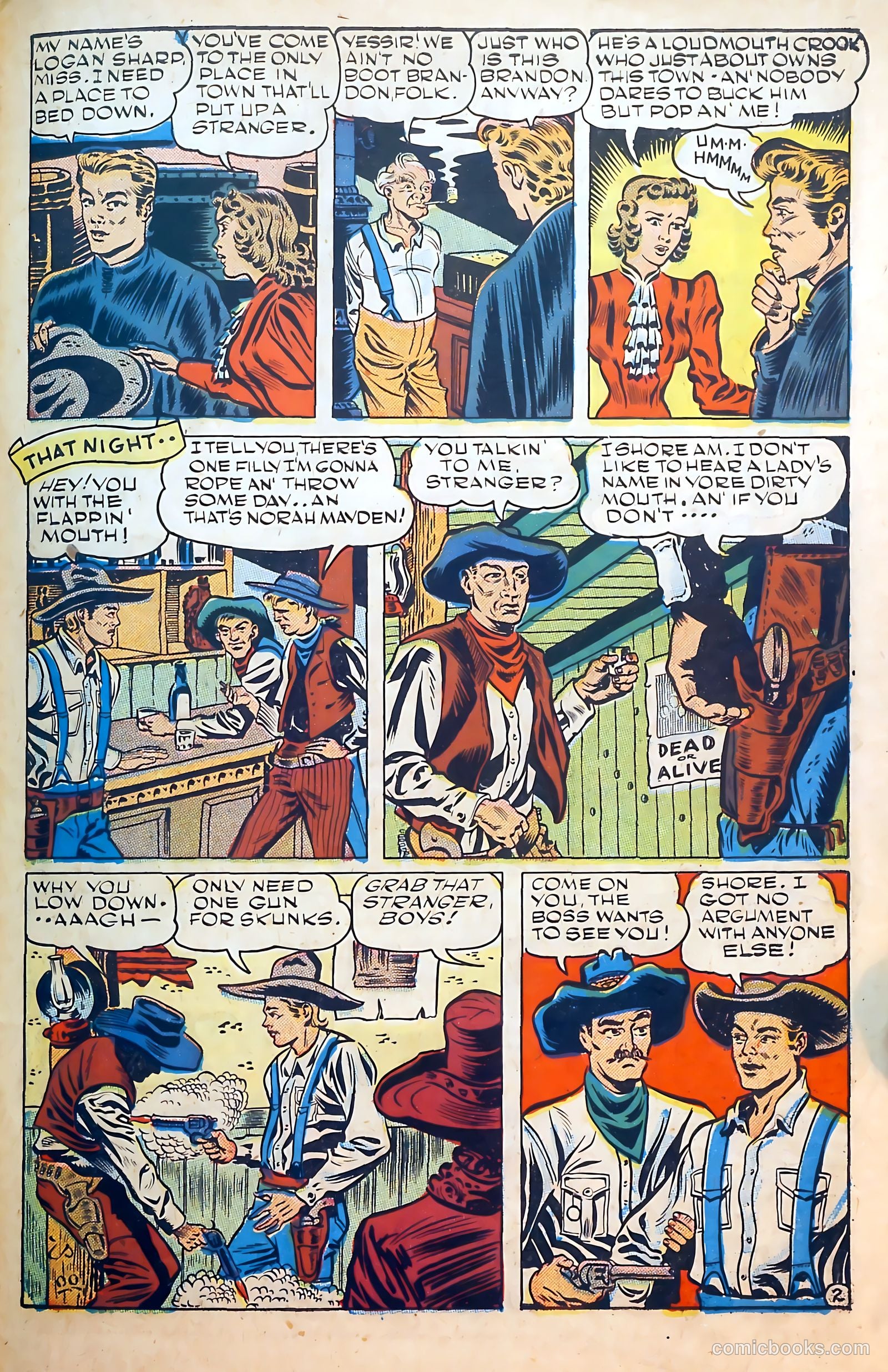 Outlaws #3 (1951) — page 43 of 52