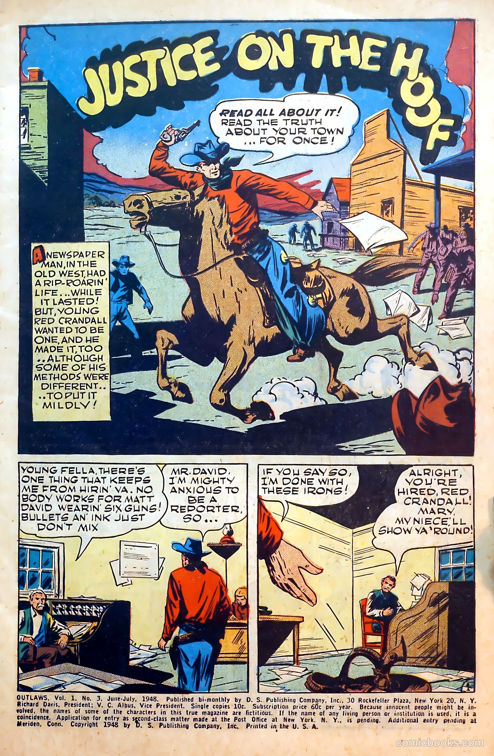 Outlaws #3 (1948) — page 3 of 52