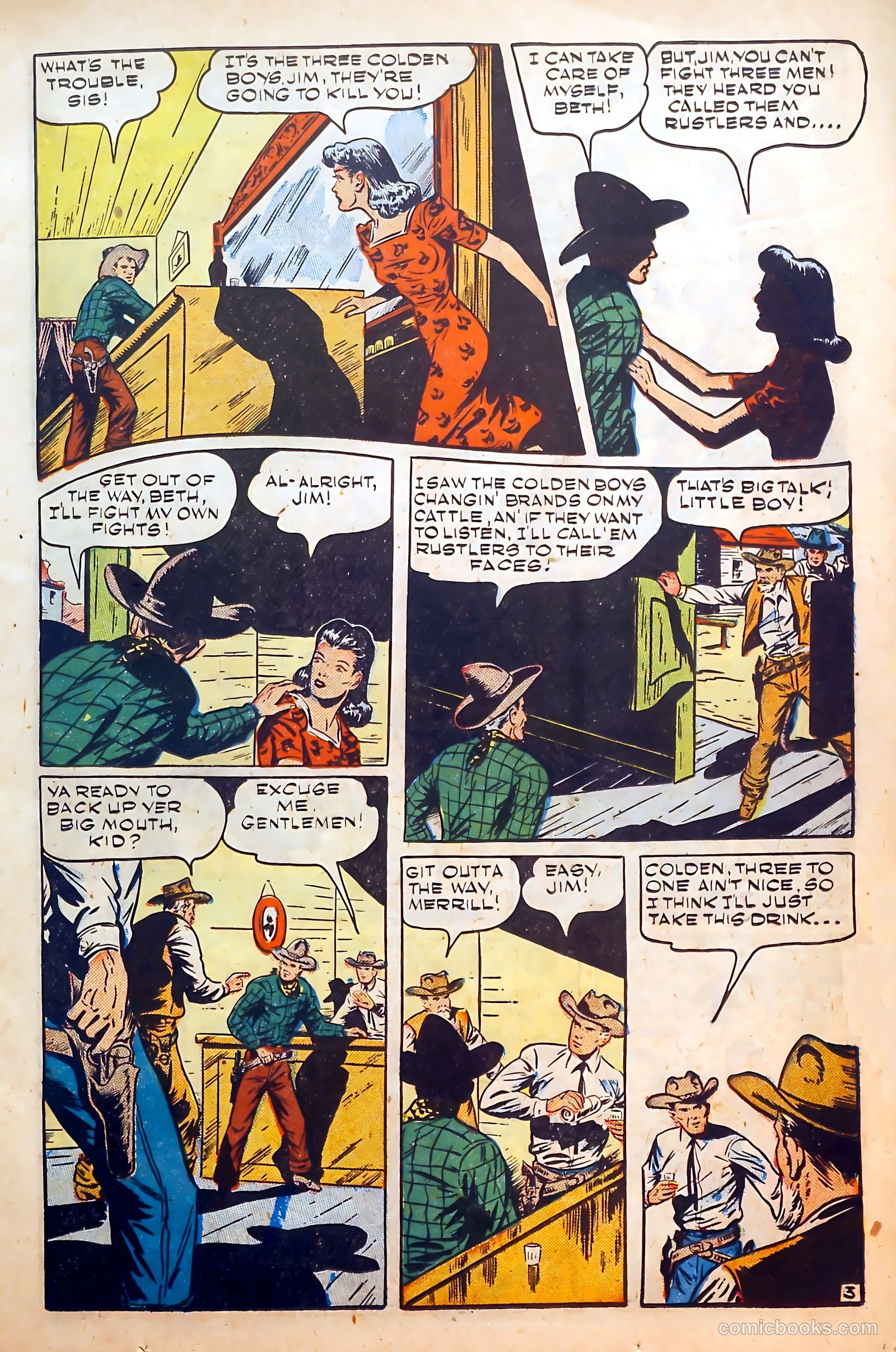 Outlaws #3 (1948) — page 17 of 52