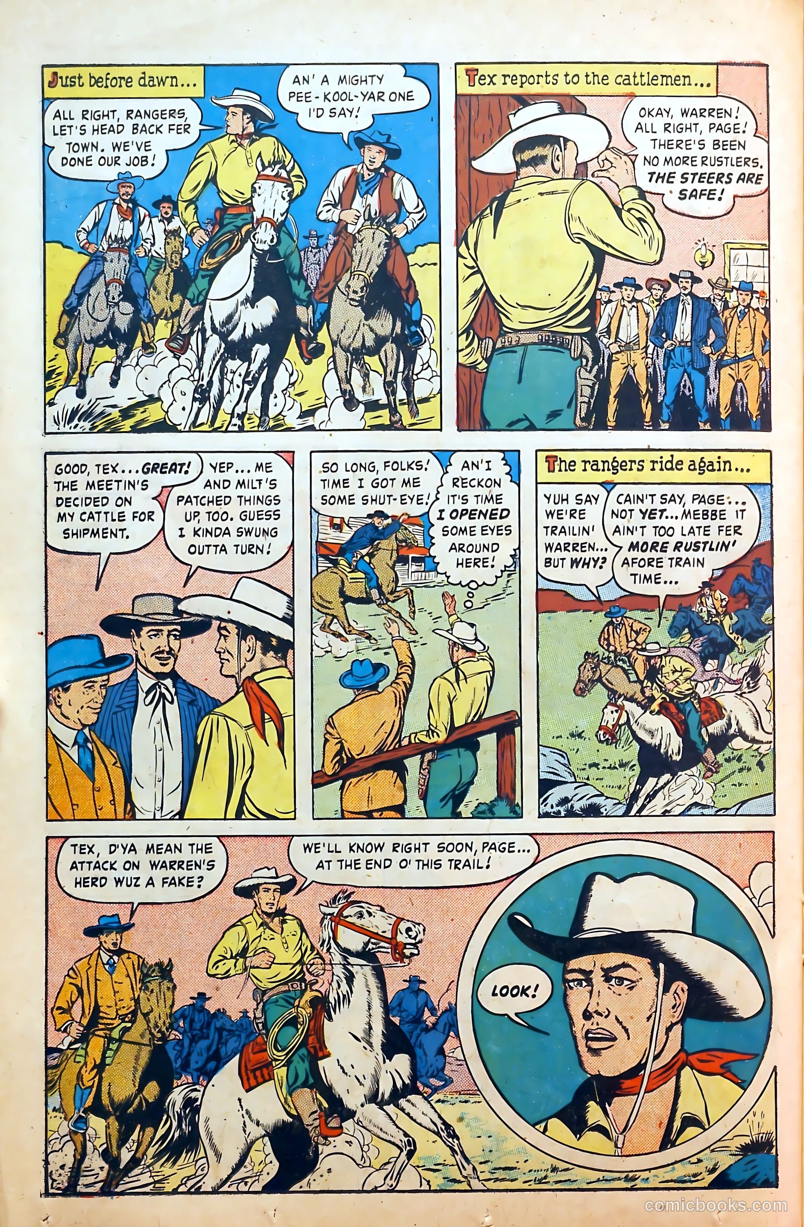 Outlaws #3 (1948) — page 34 of 52
