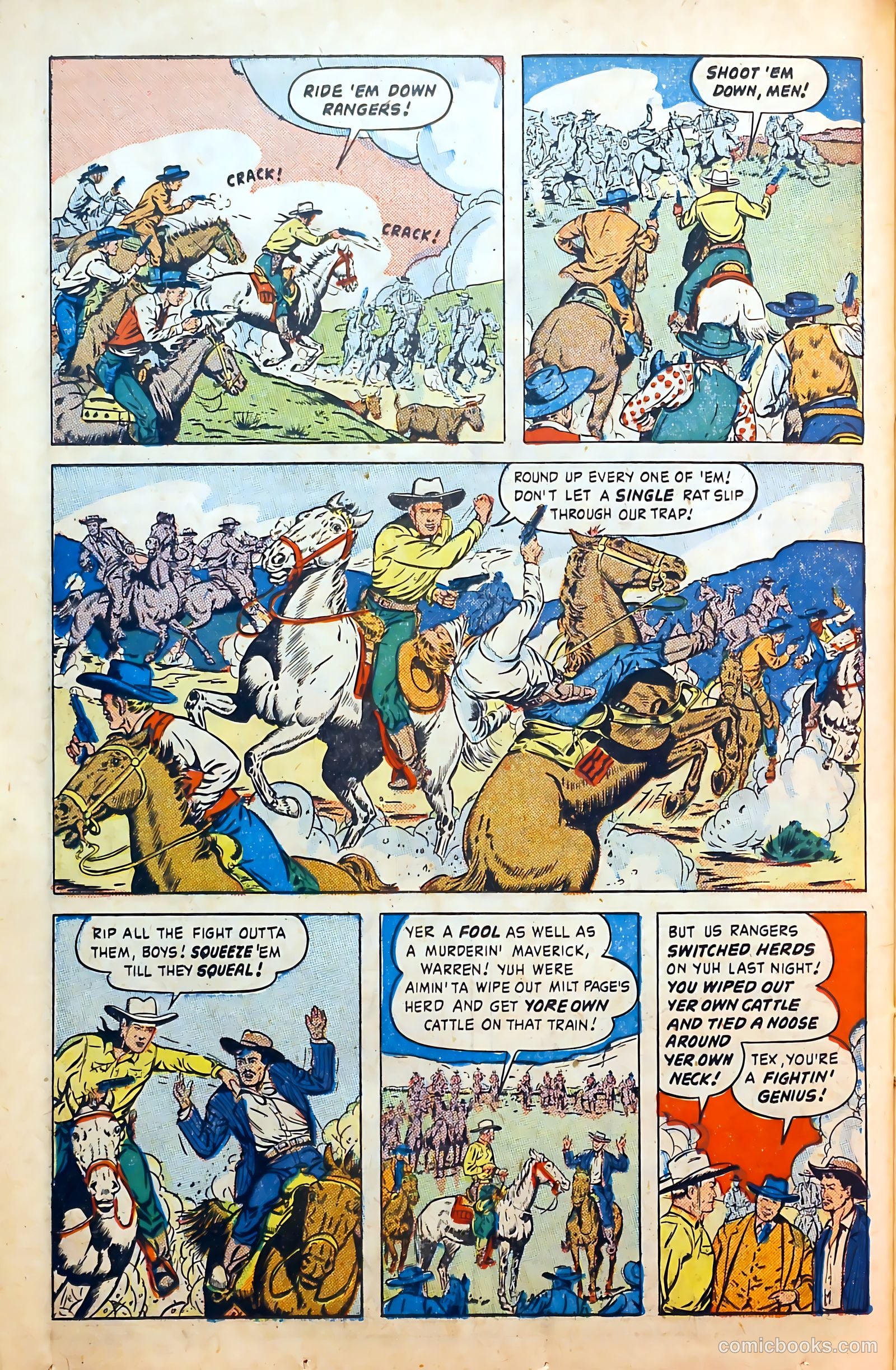 Outlaws #3 (1948) — page 36 of 52