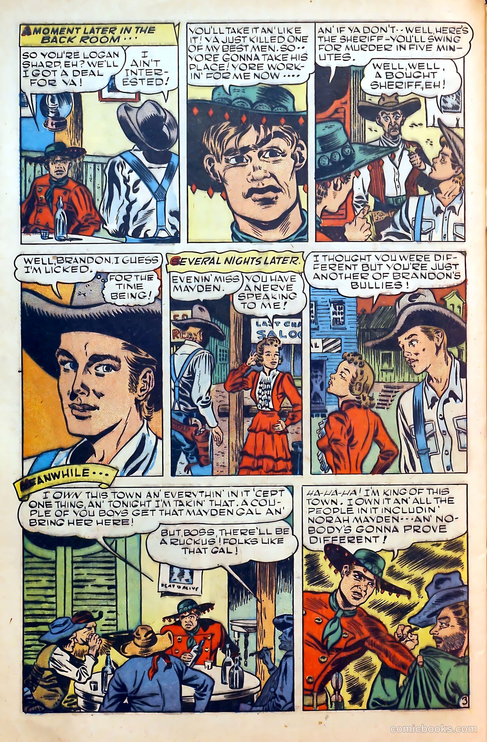 Outlaws #3 (1948) — page 44 of 52