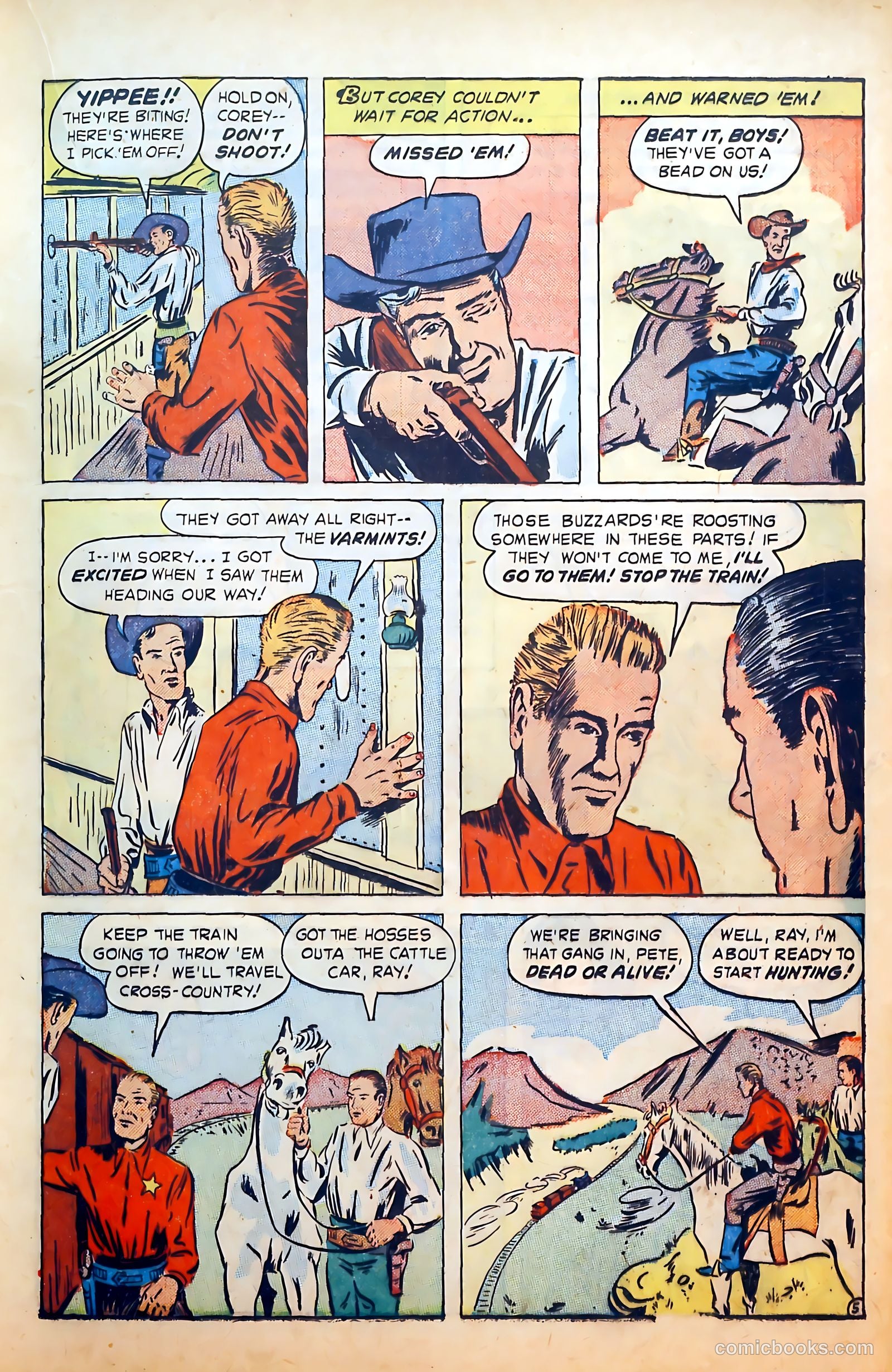 Outlaws #5 (1948) — page 23 of 52