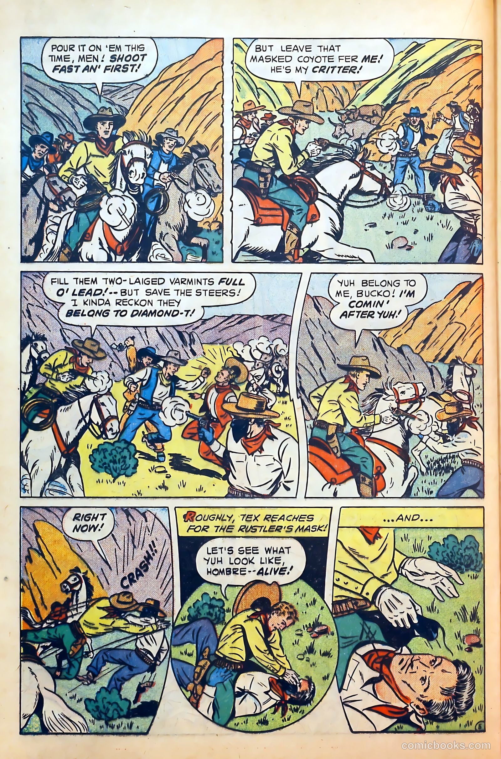 Outlaws #5 (1943) — page 32 of 53