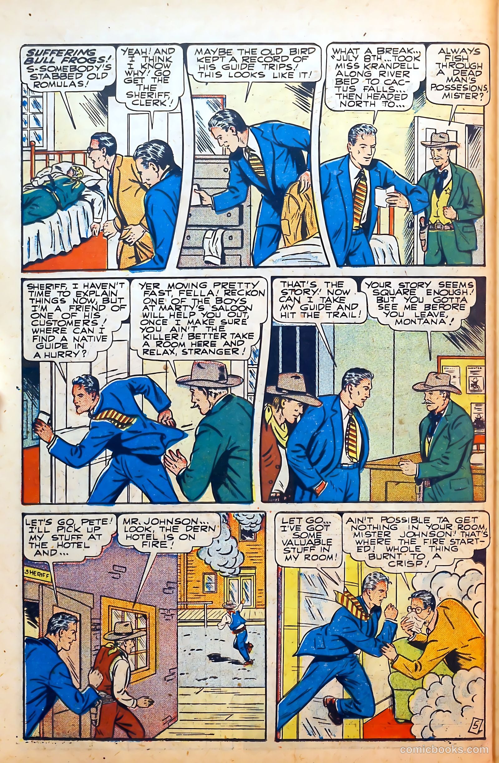 Outlaws #5 (1943) — page 38 of 53