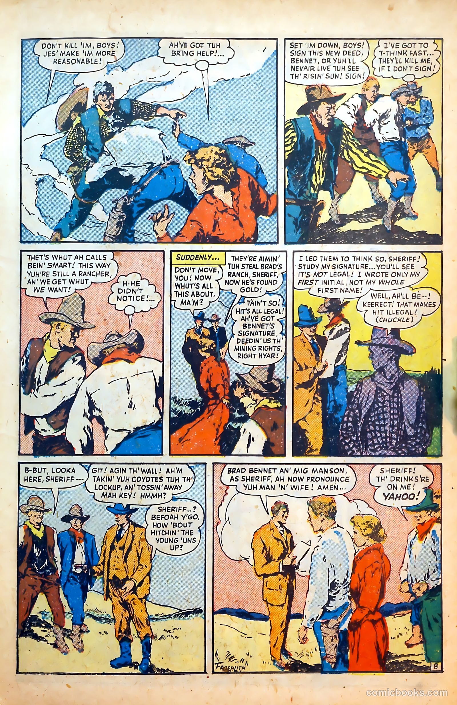 Outlaws #6 (1948) — page 19 of 53