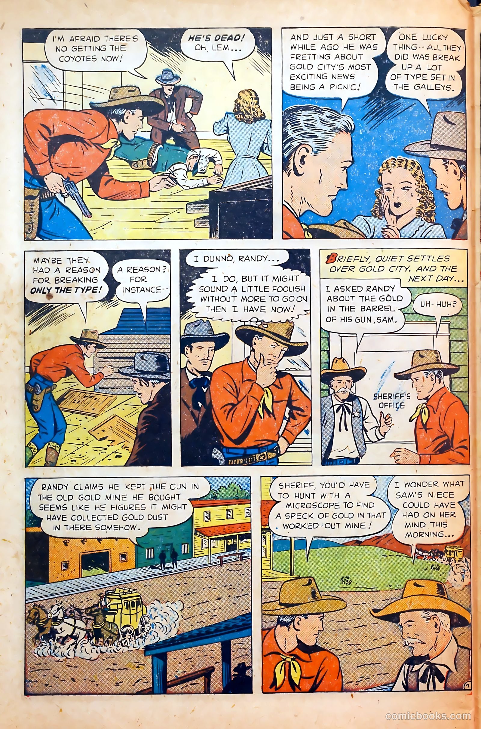 Outlaws #6 (1948) — page 46 of 53