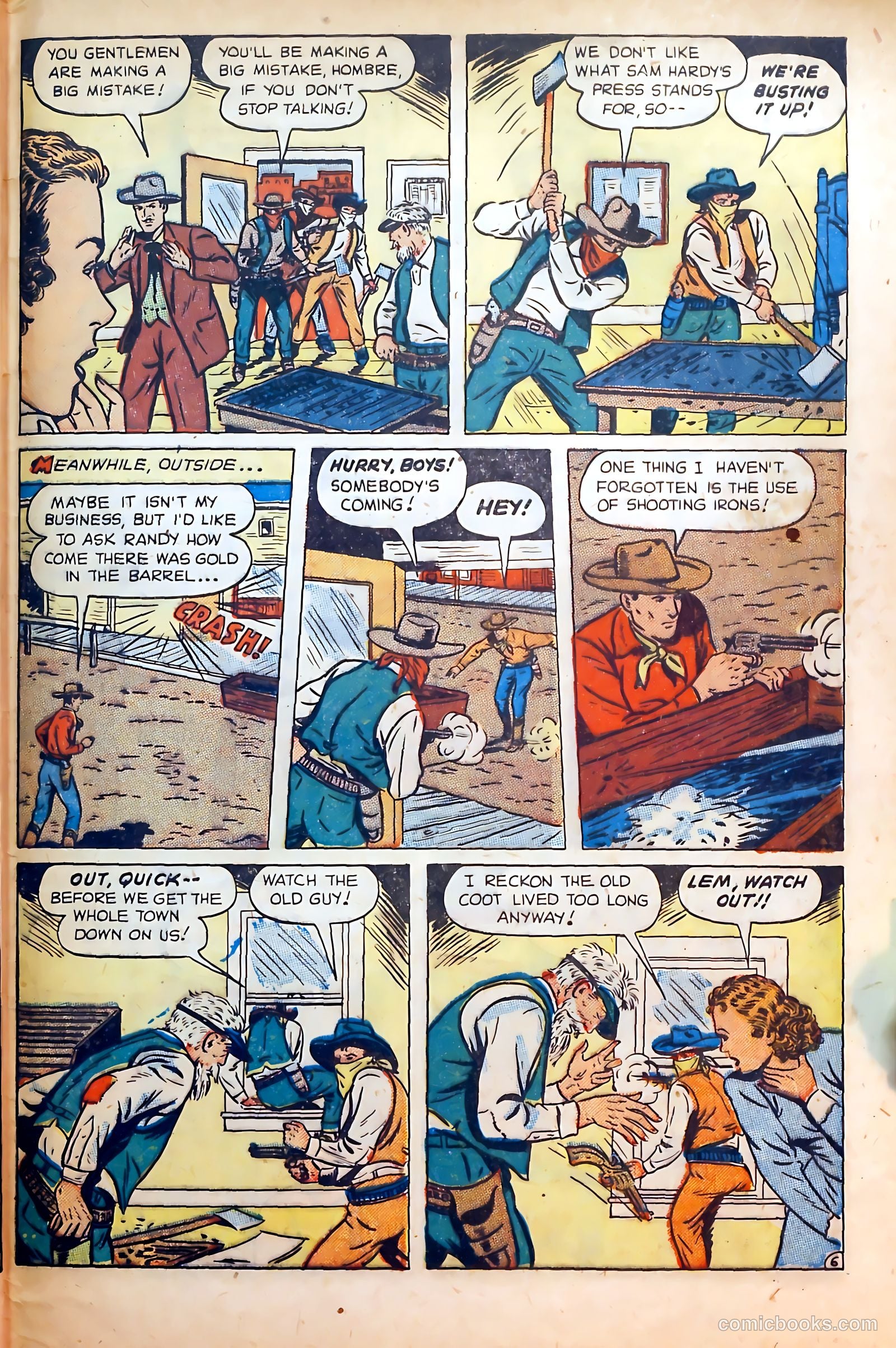 Outlaws #6 (1948) — page 45 of 52