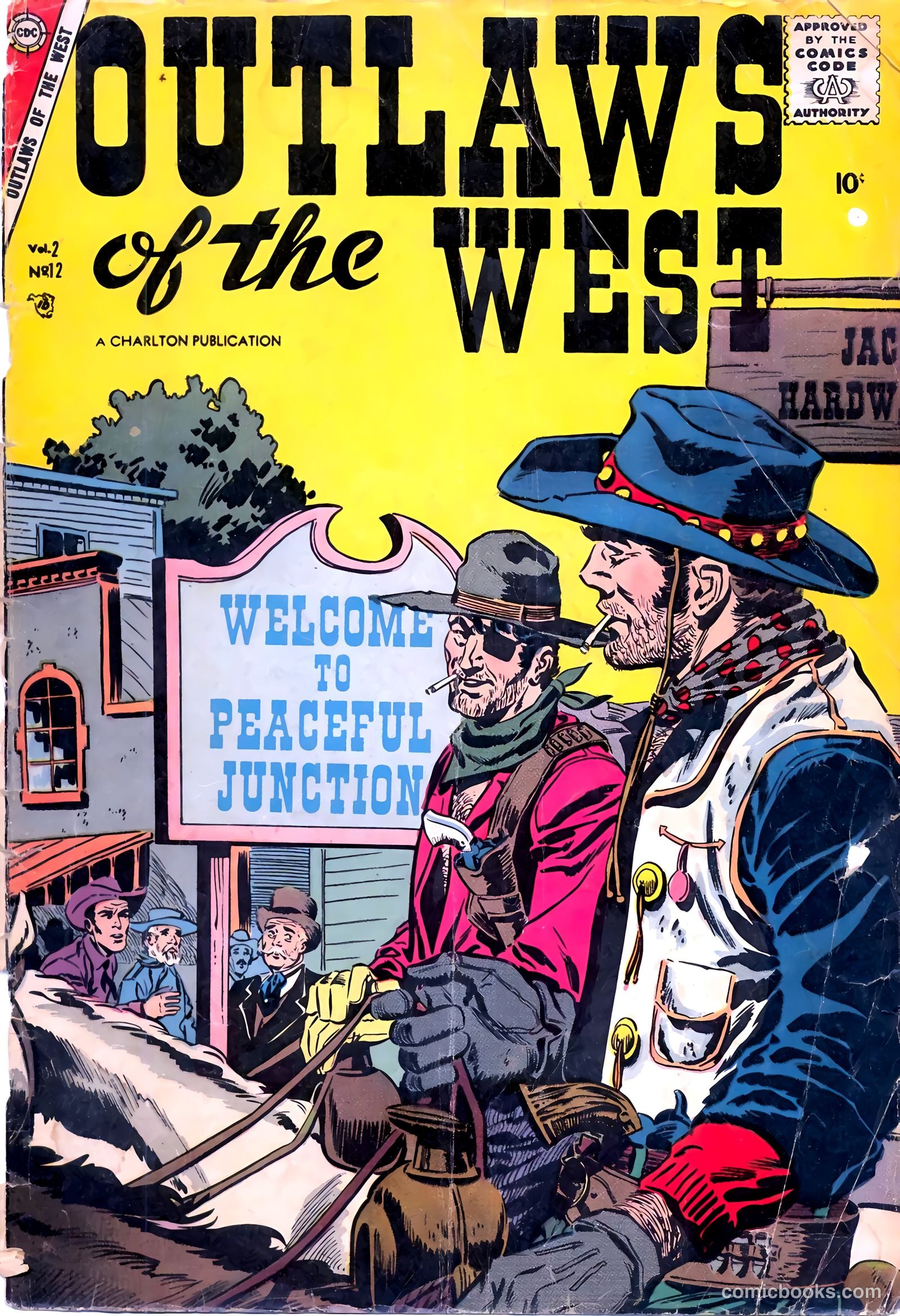 Outlaws of the West #12 (1957) — page 1 of 36