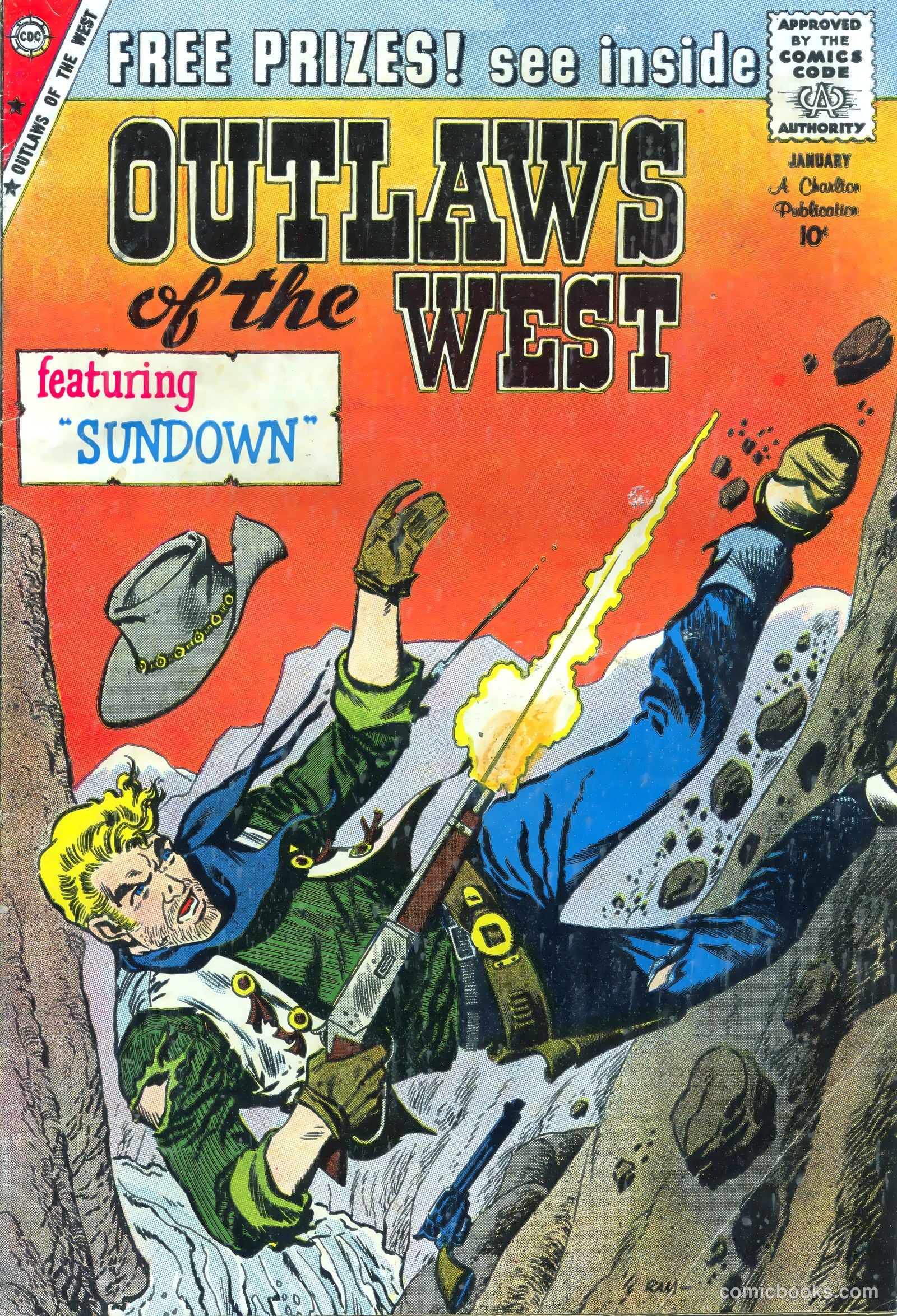 Outlaws of the West #23 cover
