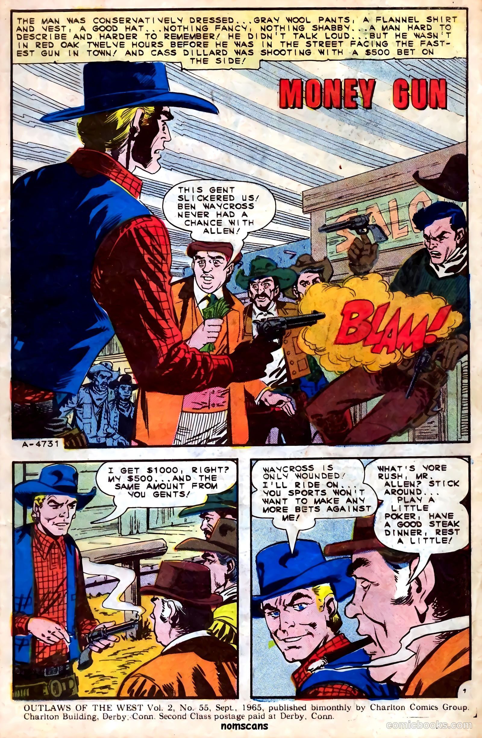Outlaws of the West #55 (1965) — page 3