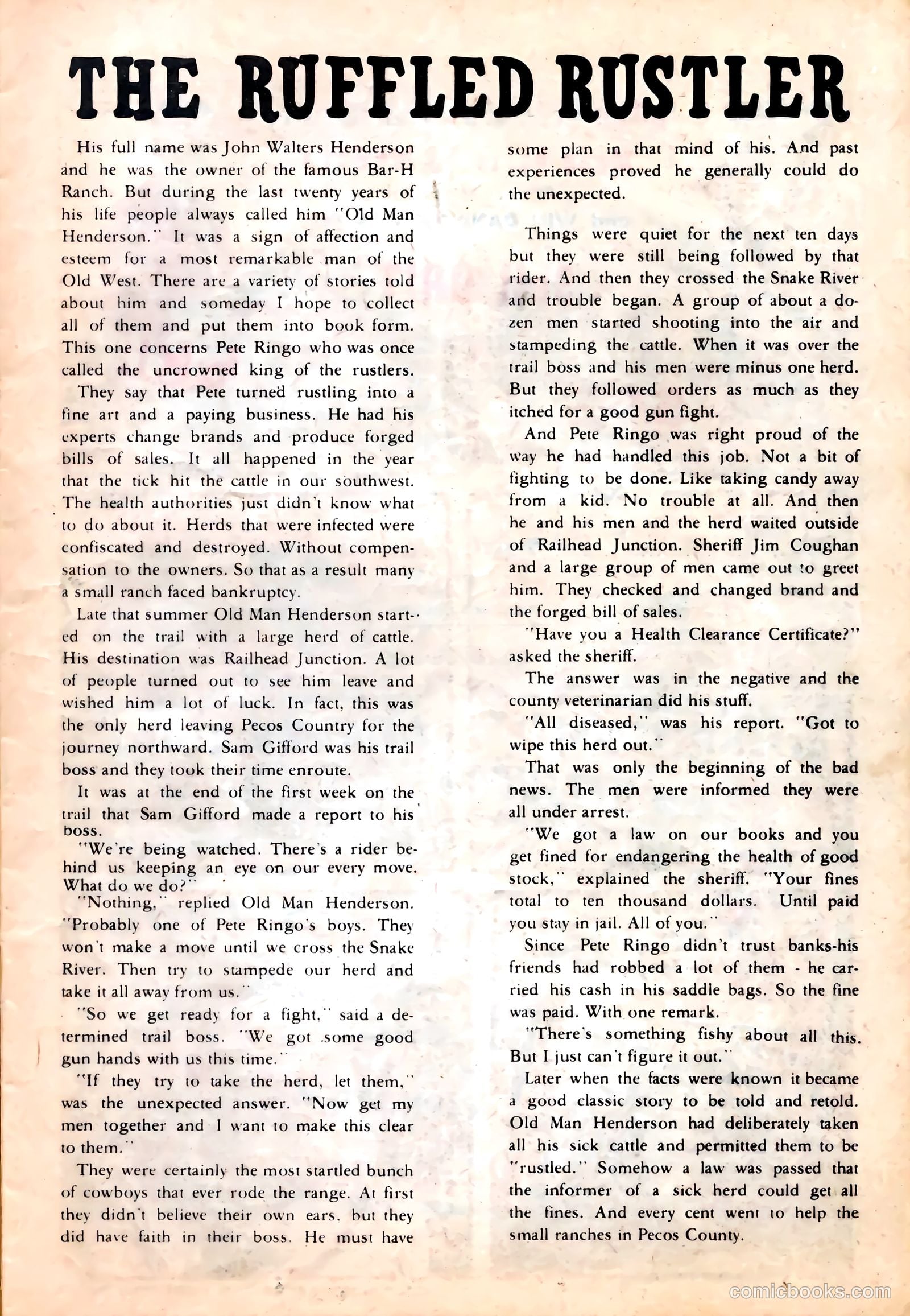 Outlaws of the West #55 (1965) — page 13