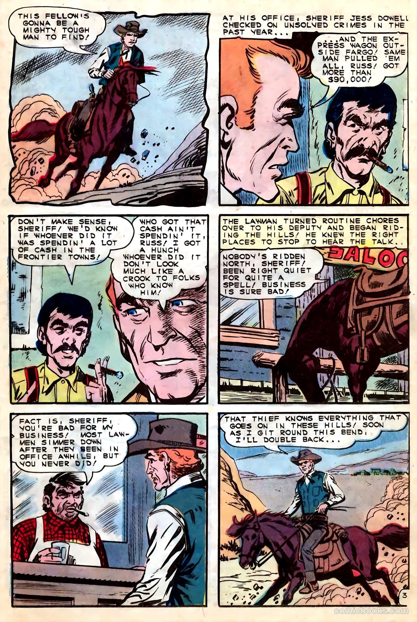 Outlaws of the West #55 (1965) — page 21