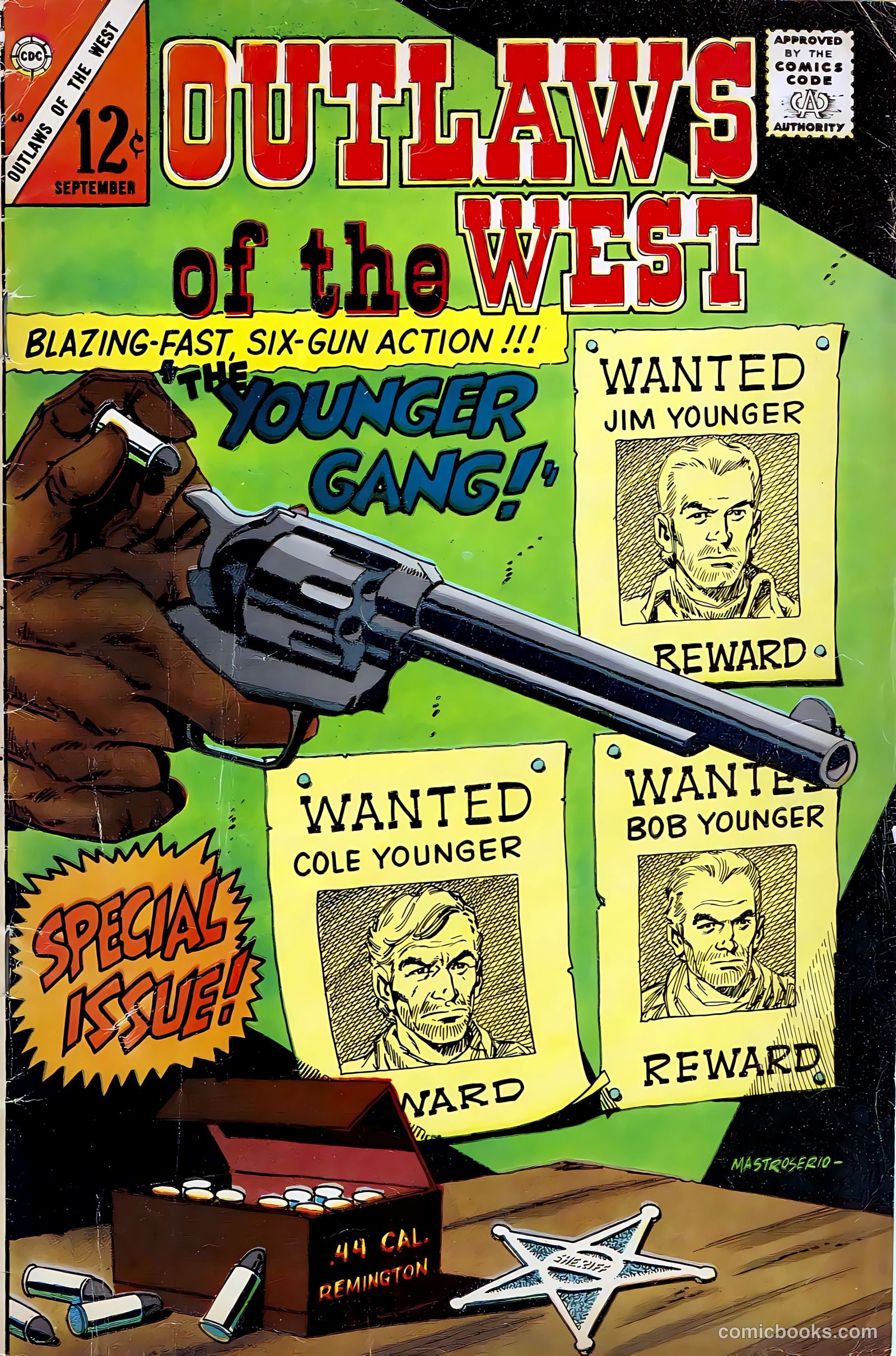 Outlaws of the West #60 cover