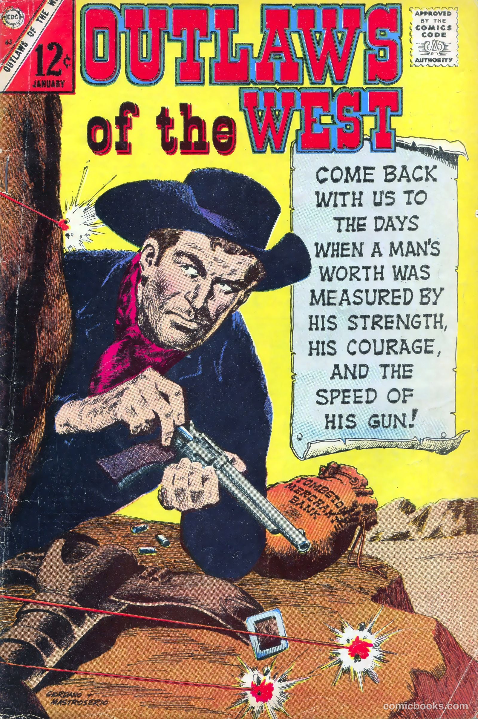 Outlaws of the West #62 cover
