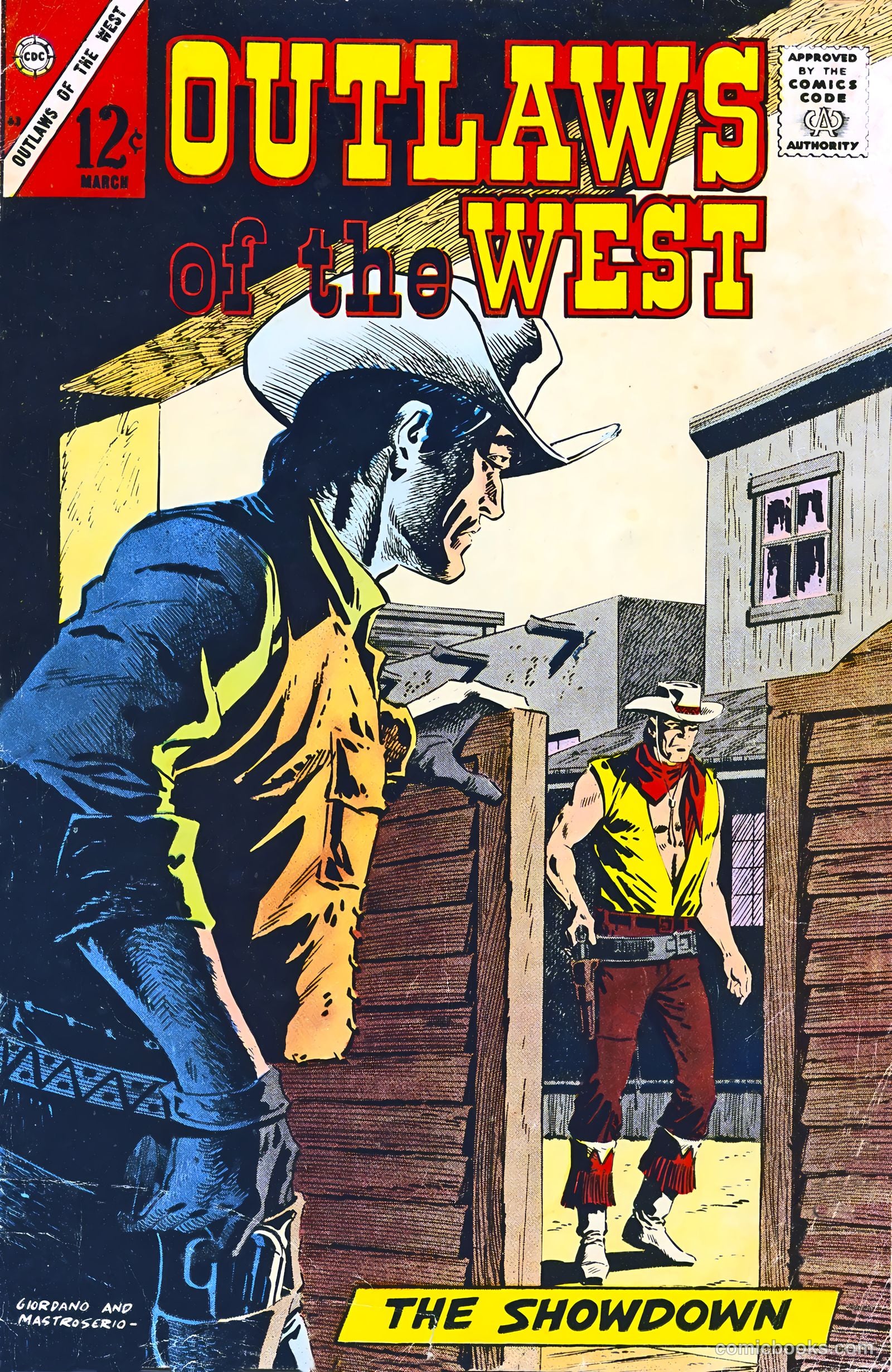 Outlaws of the West #63 cover