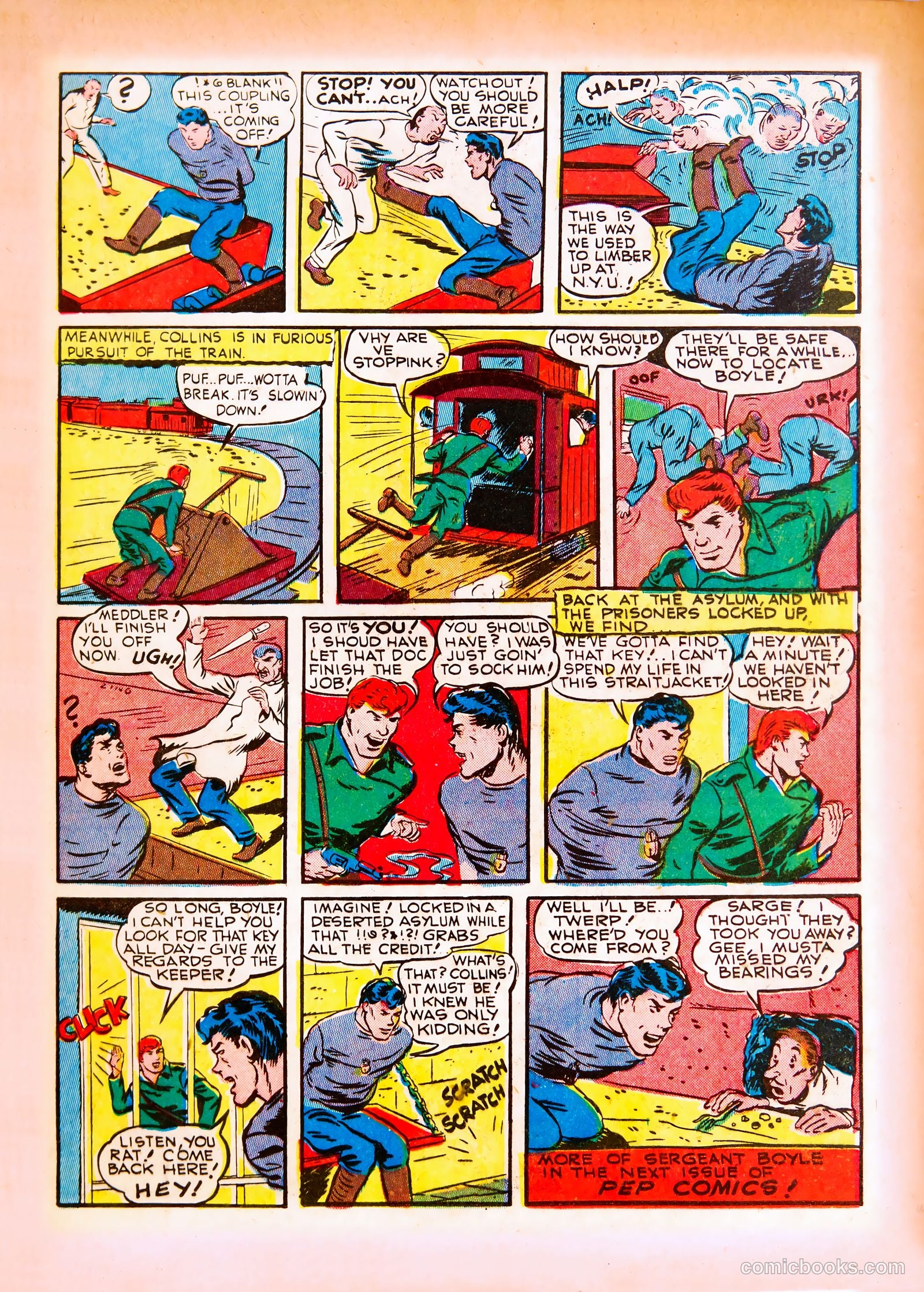 Pep Comics #23 (1942) — page 41