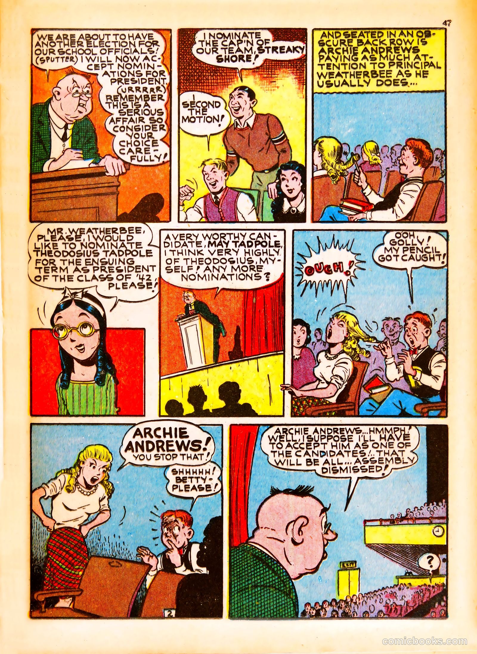 Pep Comics #27 (1942) — page 49