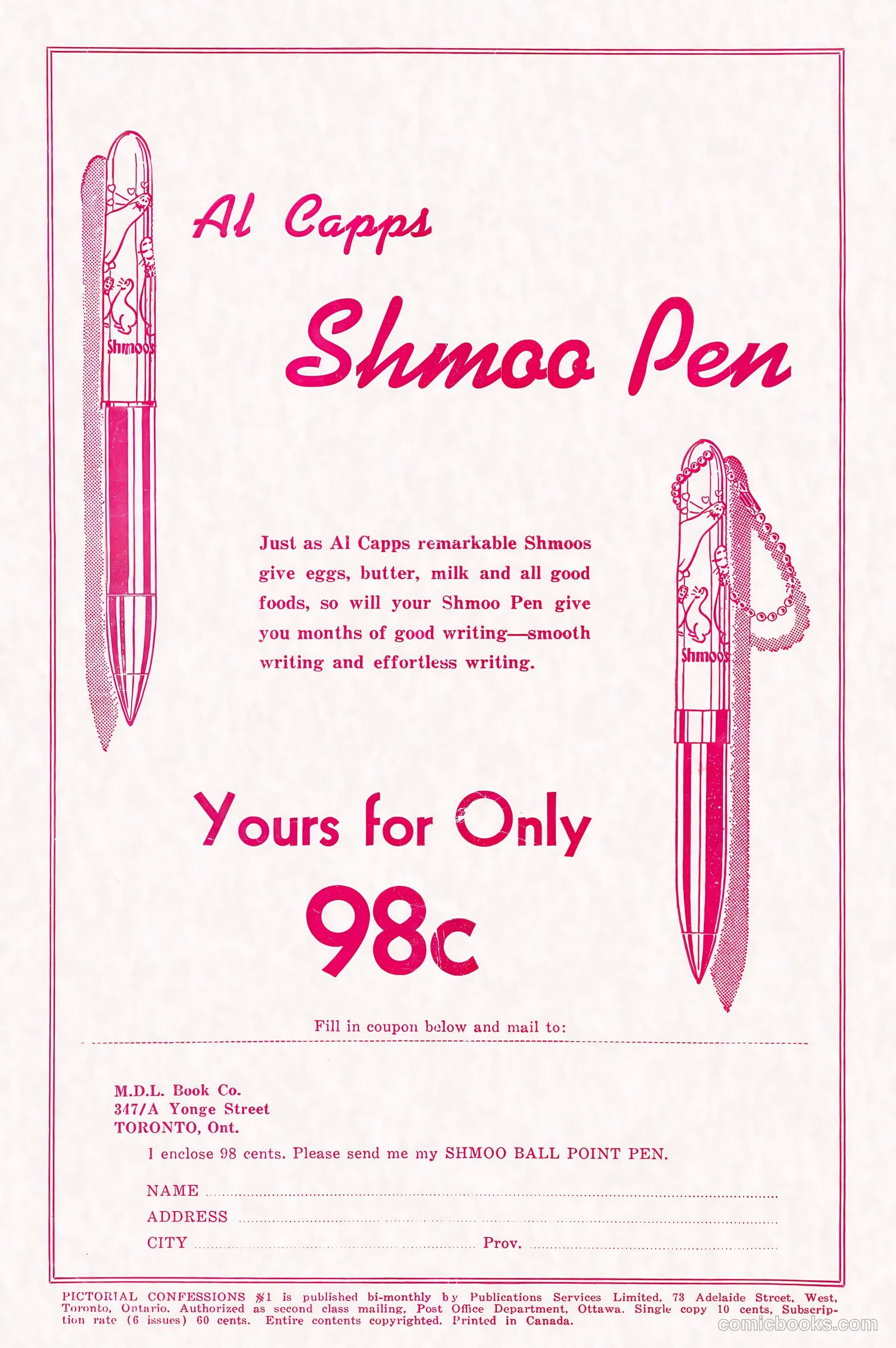 Pictorial Confessions #1 (1949) — page 34 of 34