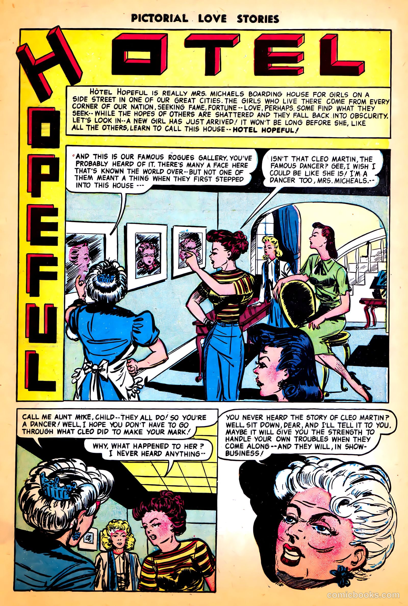 Pictorial Love Stories #24 (1950, Charlton) — page 3 of 37