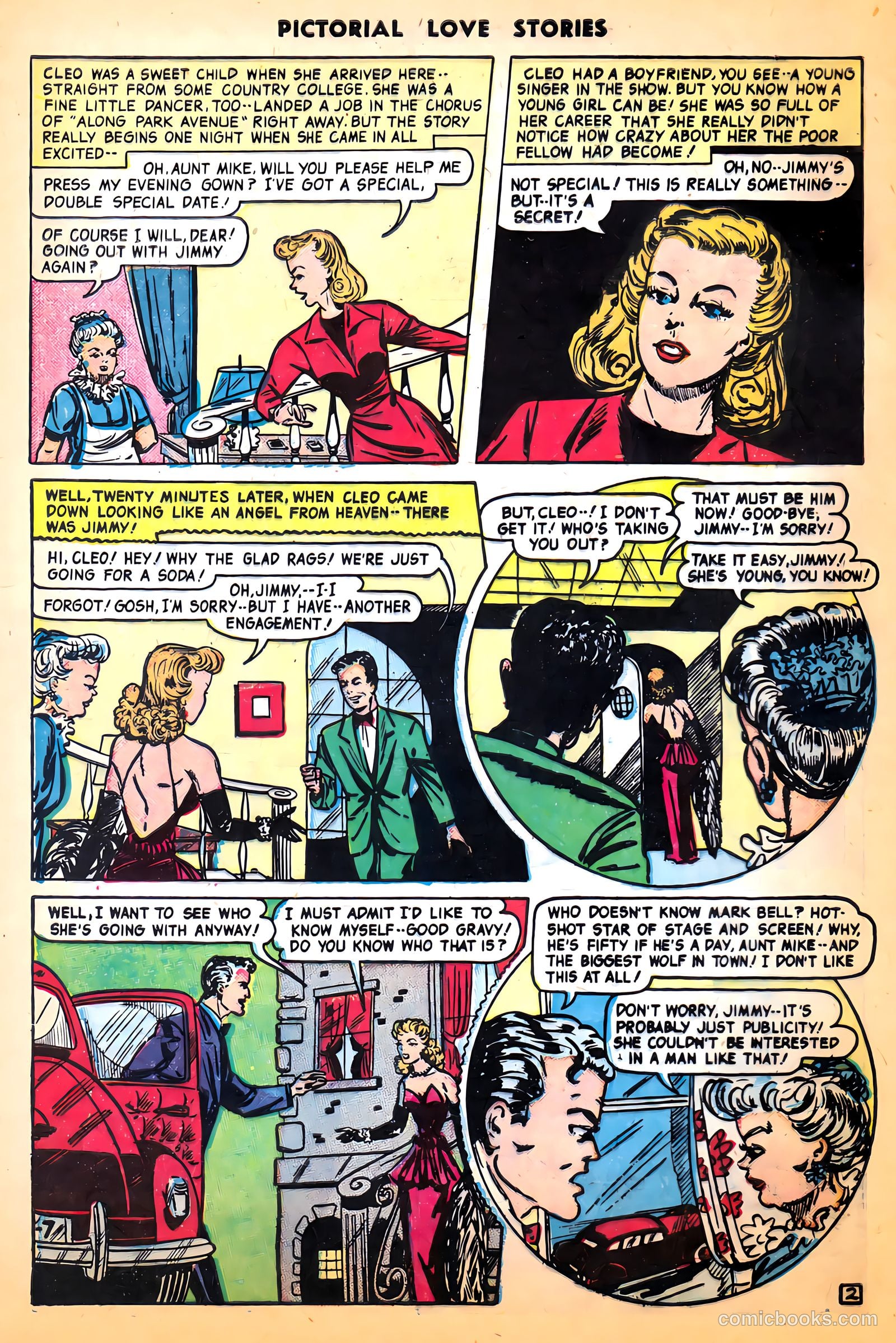 Pictorial Love Stories #24 (1950, Charlton) — page 4 of 37
