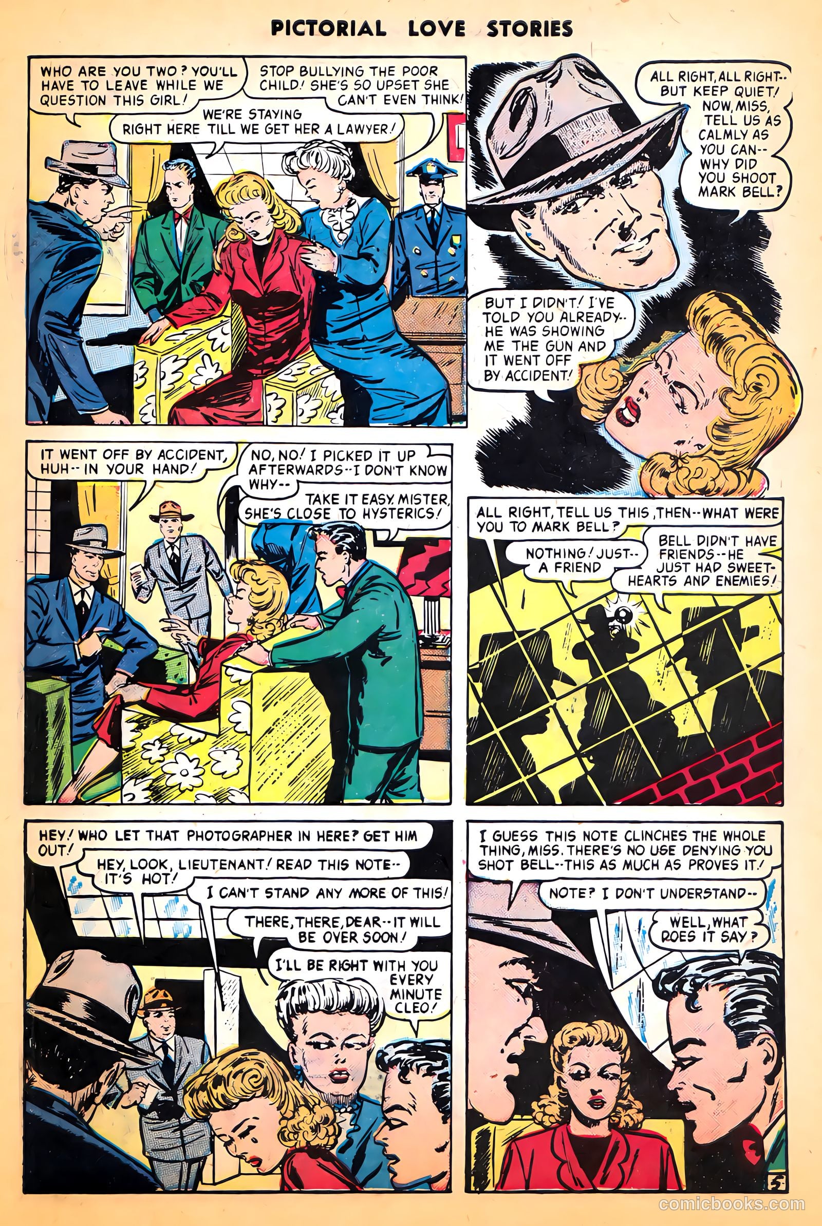 Pictorial Love Stories #24 (1950, Charlton) — page 7 of 37